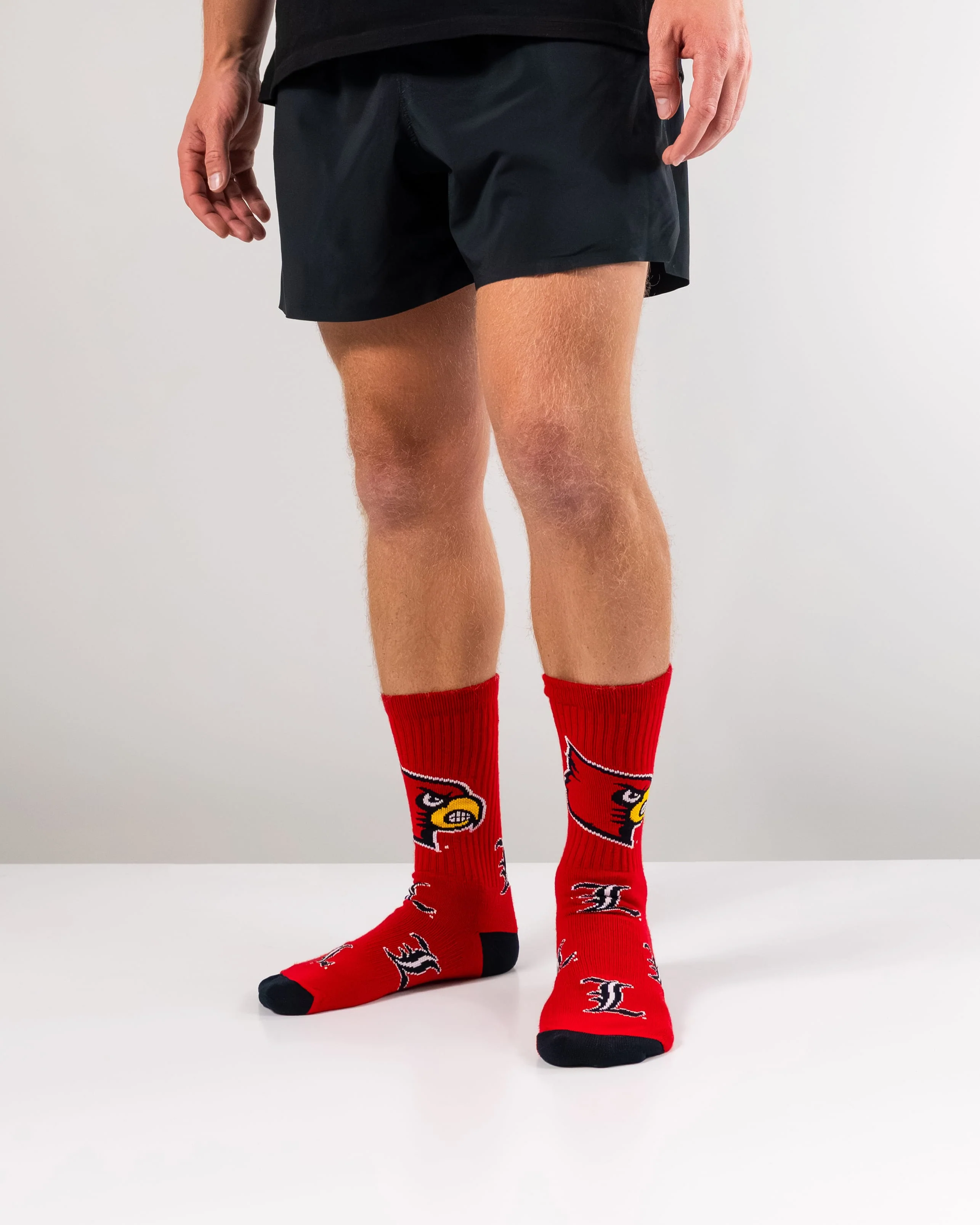Louisville Cardinals Mayhem Crew Socks - Image 4
