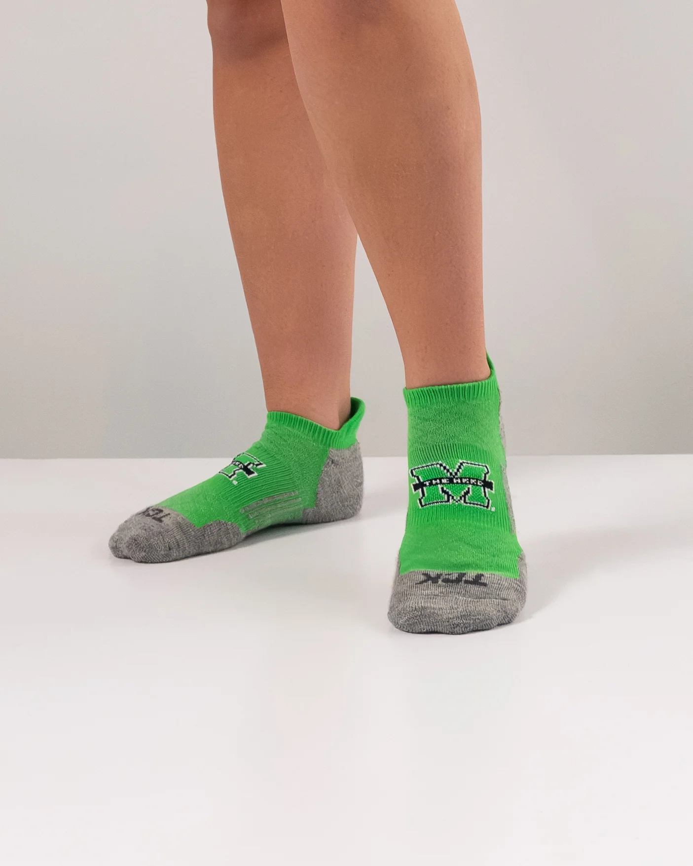Marshall Thundering Herd No Show Tour Socks - Image 4
