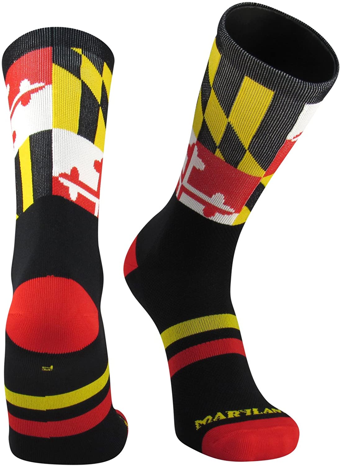 Maryland Flag Socks Crew Length - Image 5