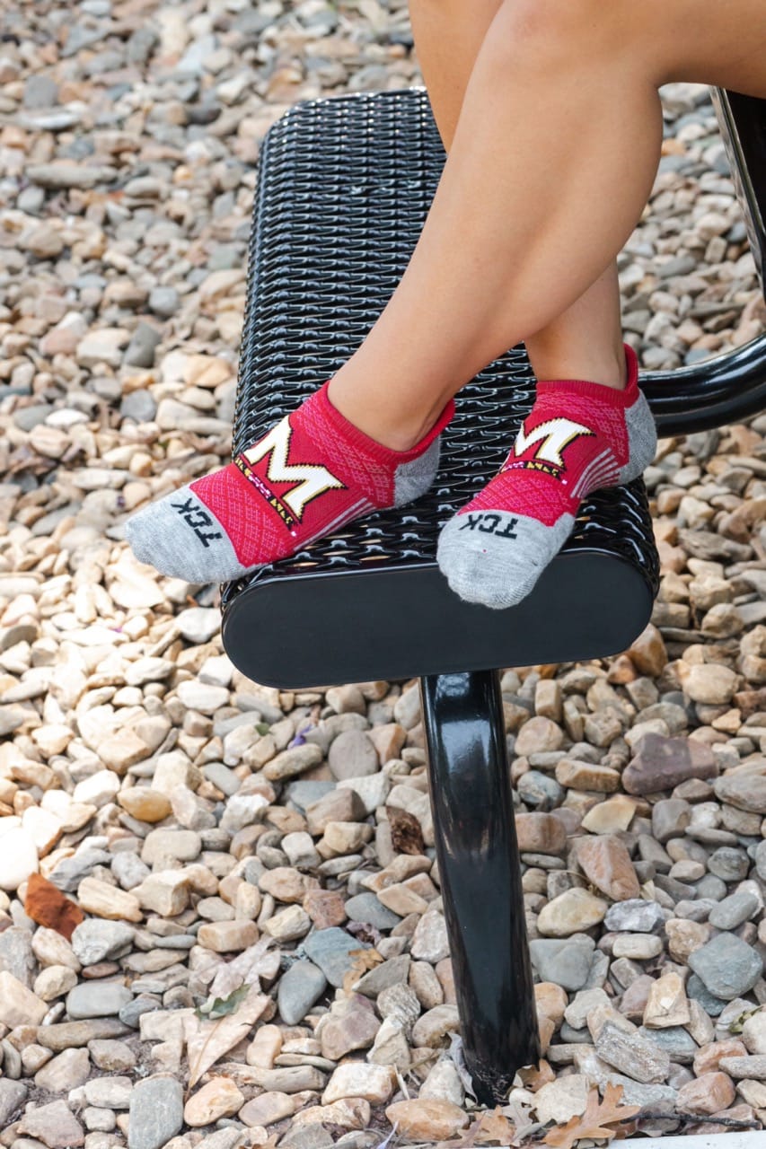 Maryland Terrapins No Show Tour Socks - Image 6
