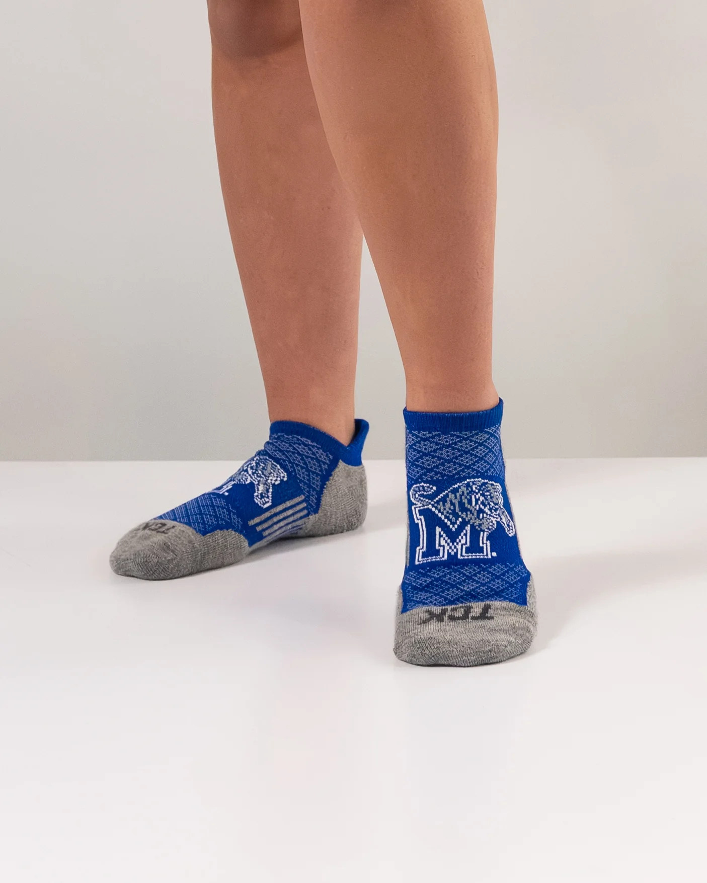 Memphis Tigers No Show Tour Socks - Image 4