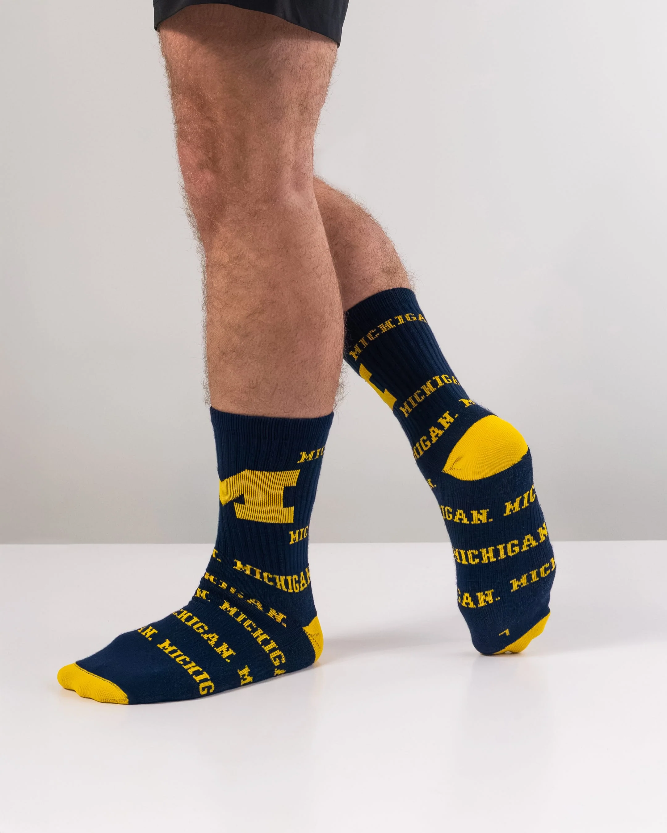 Michigan Wolverines Mayhem Crew Socks - Image 5