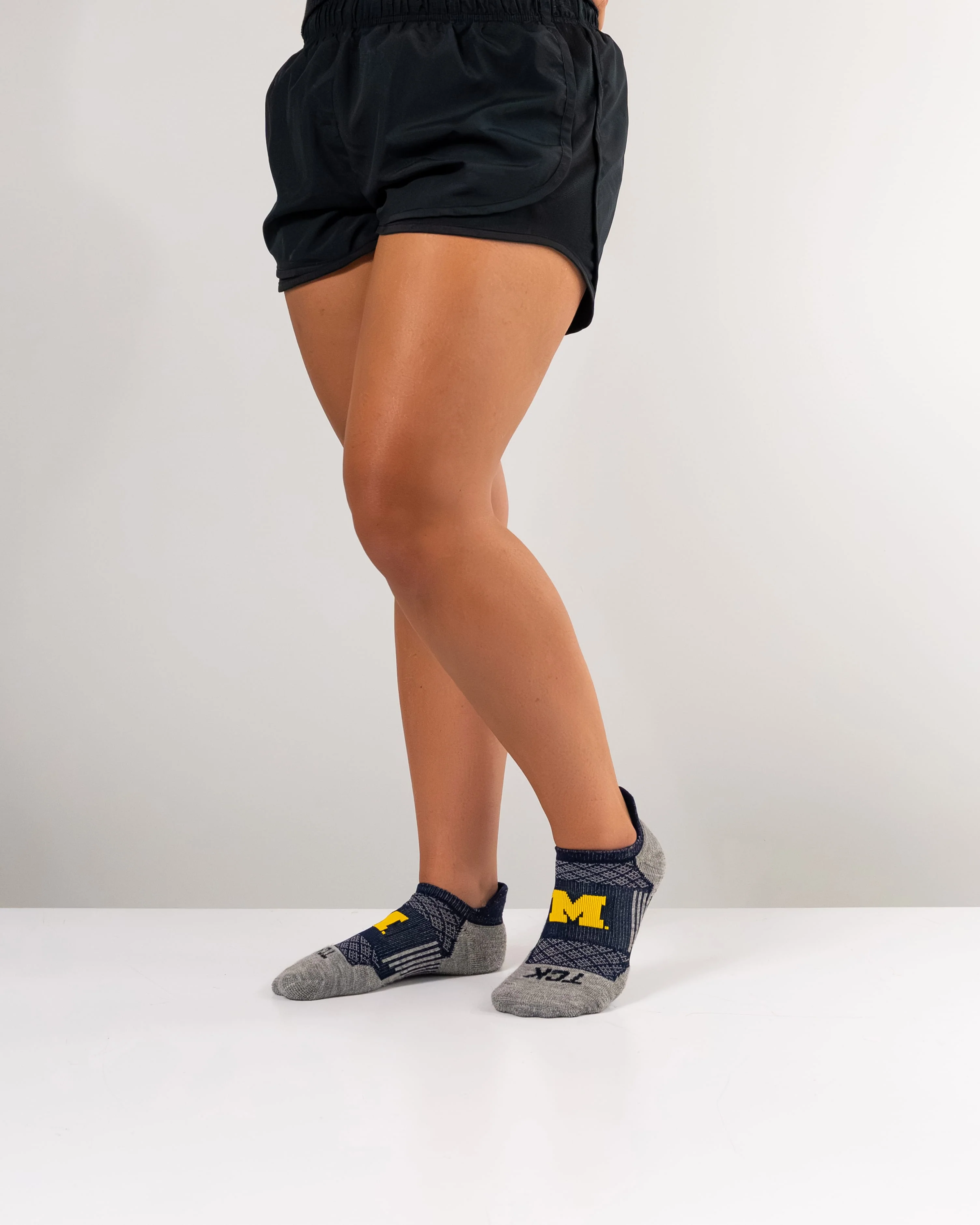Michigan Wolverines No Show Tour Socks - Image 5