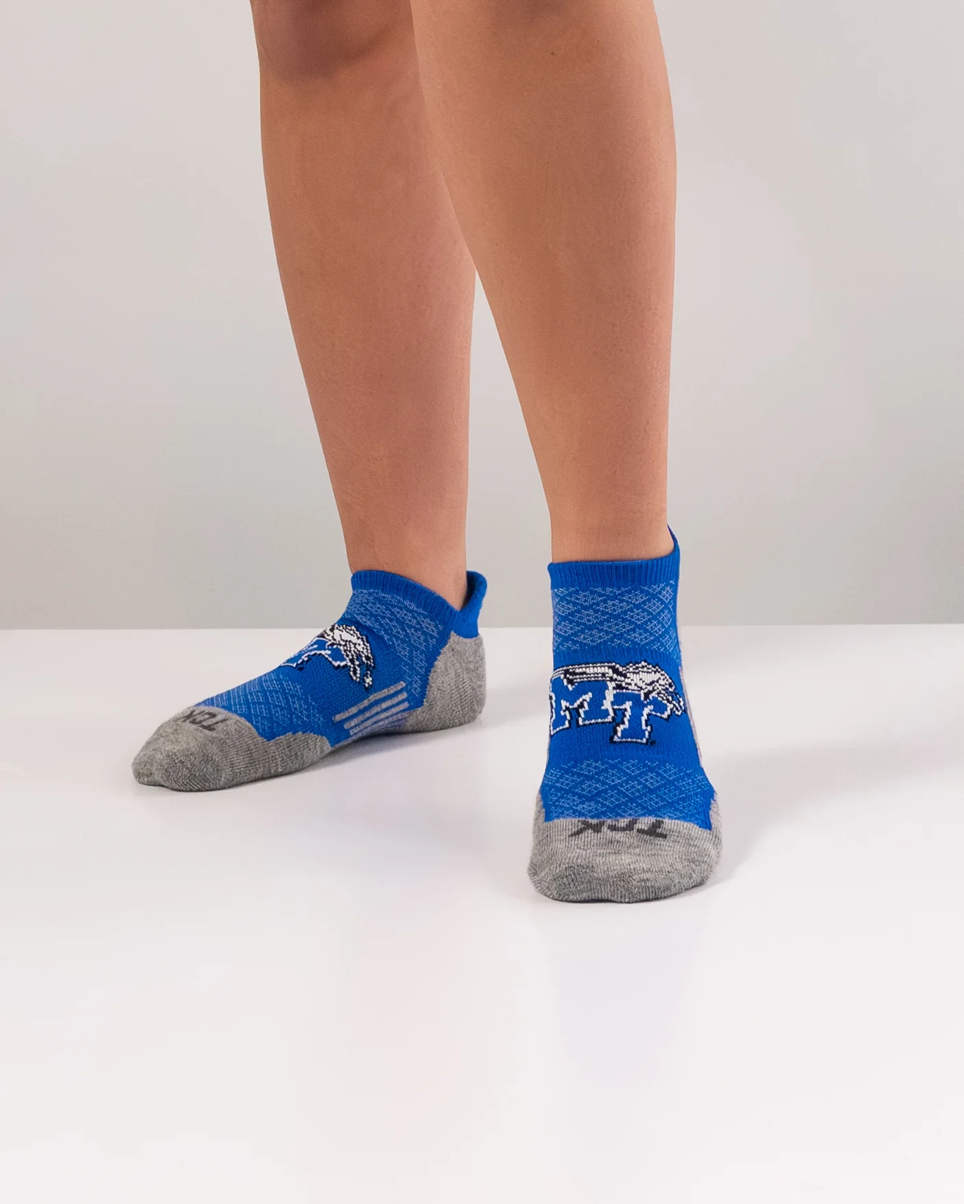 Middle Tennessee Blue Raiders No Show Tour Socks - Image 4