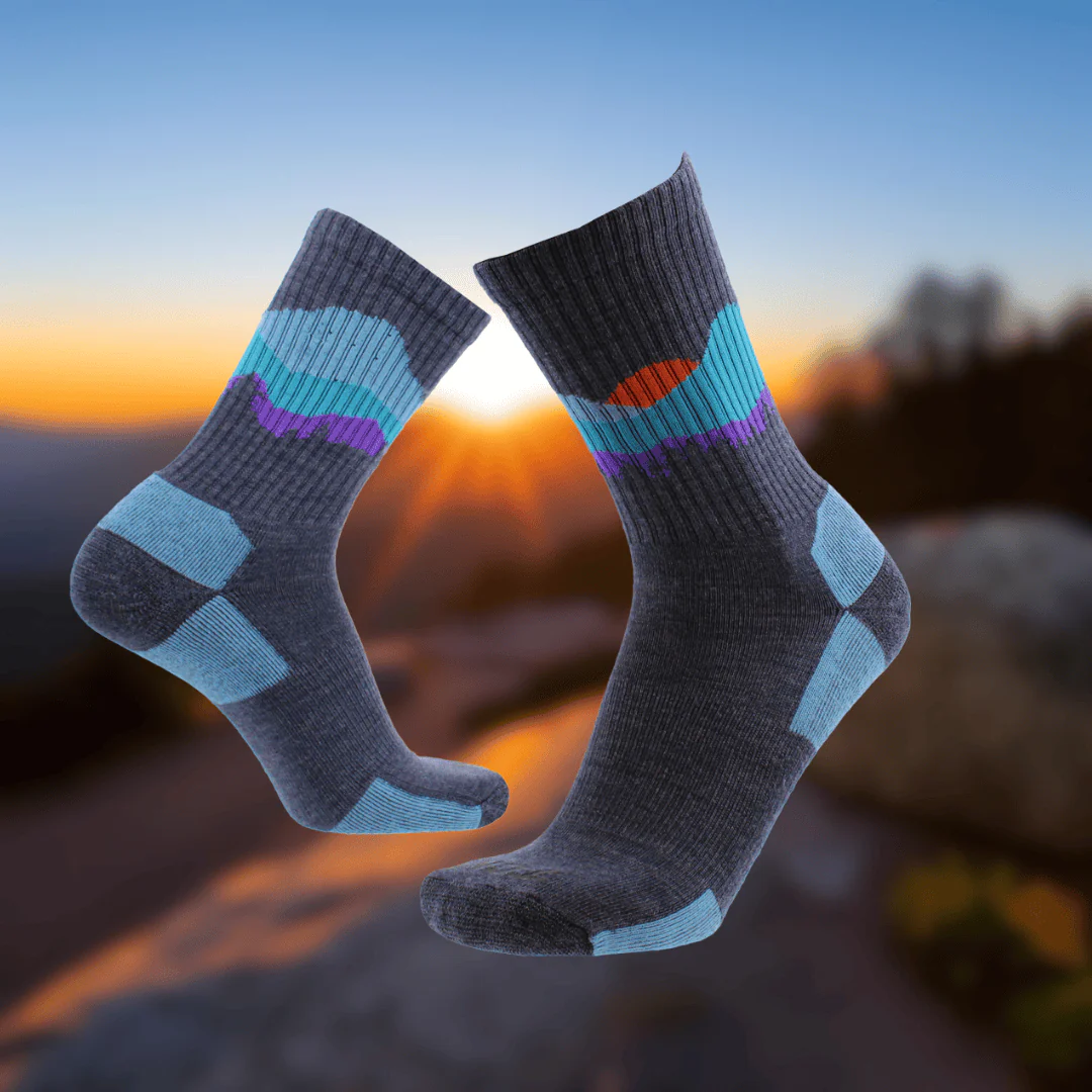 Sunset Merino Wool Hiking Socks For Men & Women - Image 7