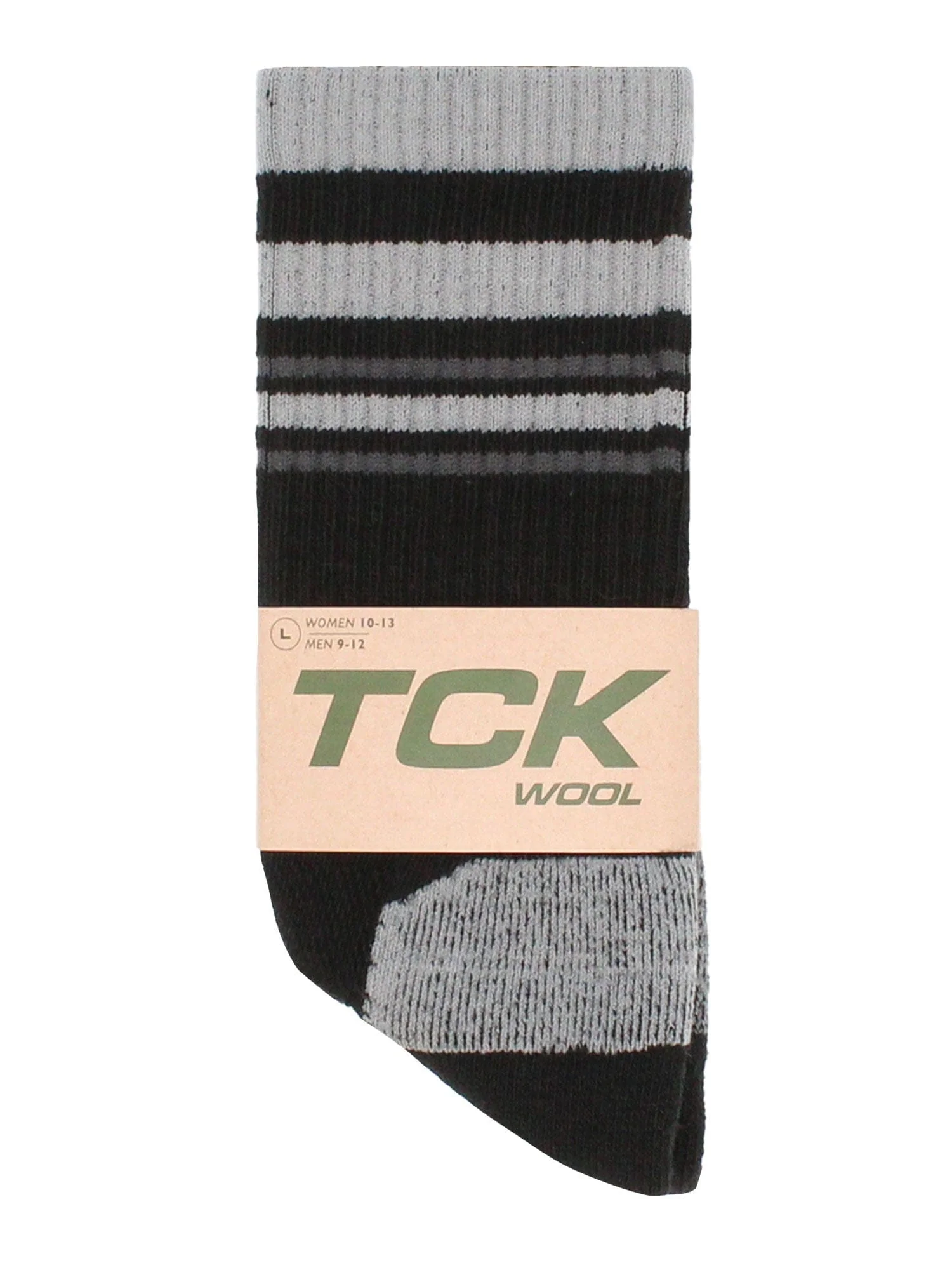 Striped Merino Wool Hiking Socks For Men & Women - Image 3