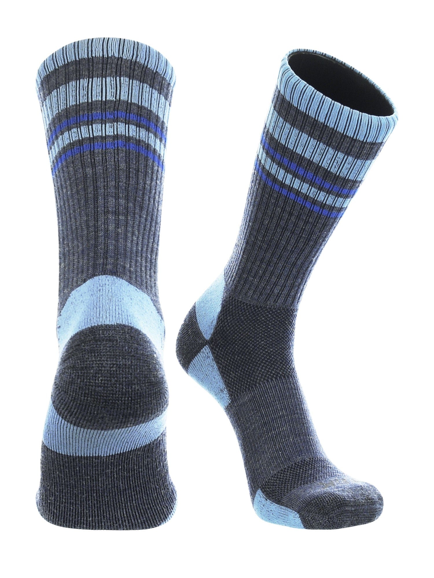 Striped Merino Wool Hiking Socks For Men & Women - Image 7