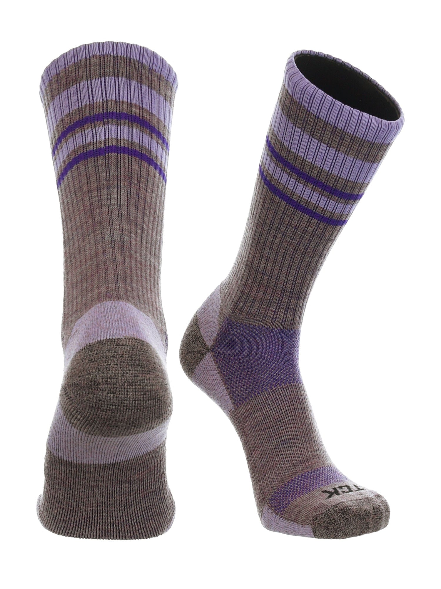 Striped Merino Wool Hiking Socks For Men & Women - Image 9