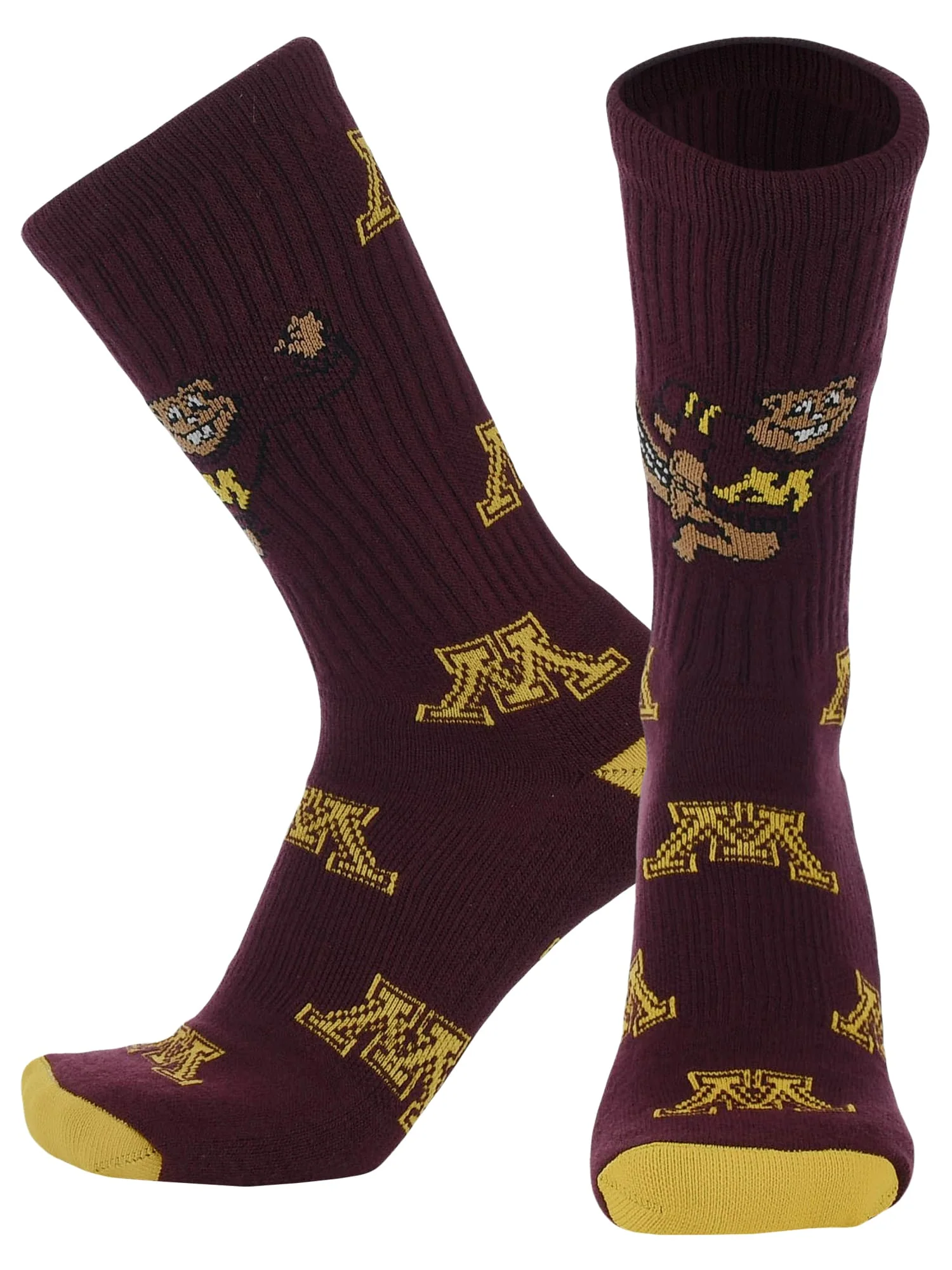 Minnesota Golden Gophers Mayhem Crew Socks
