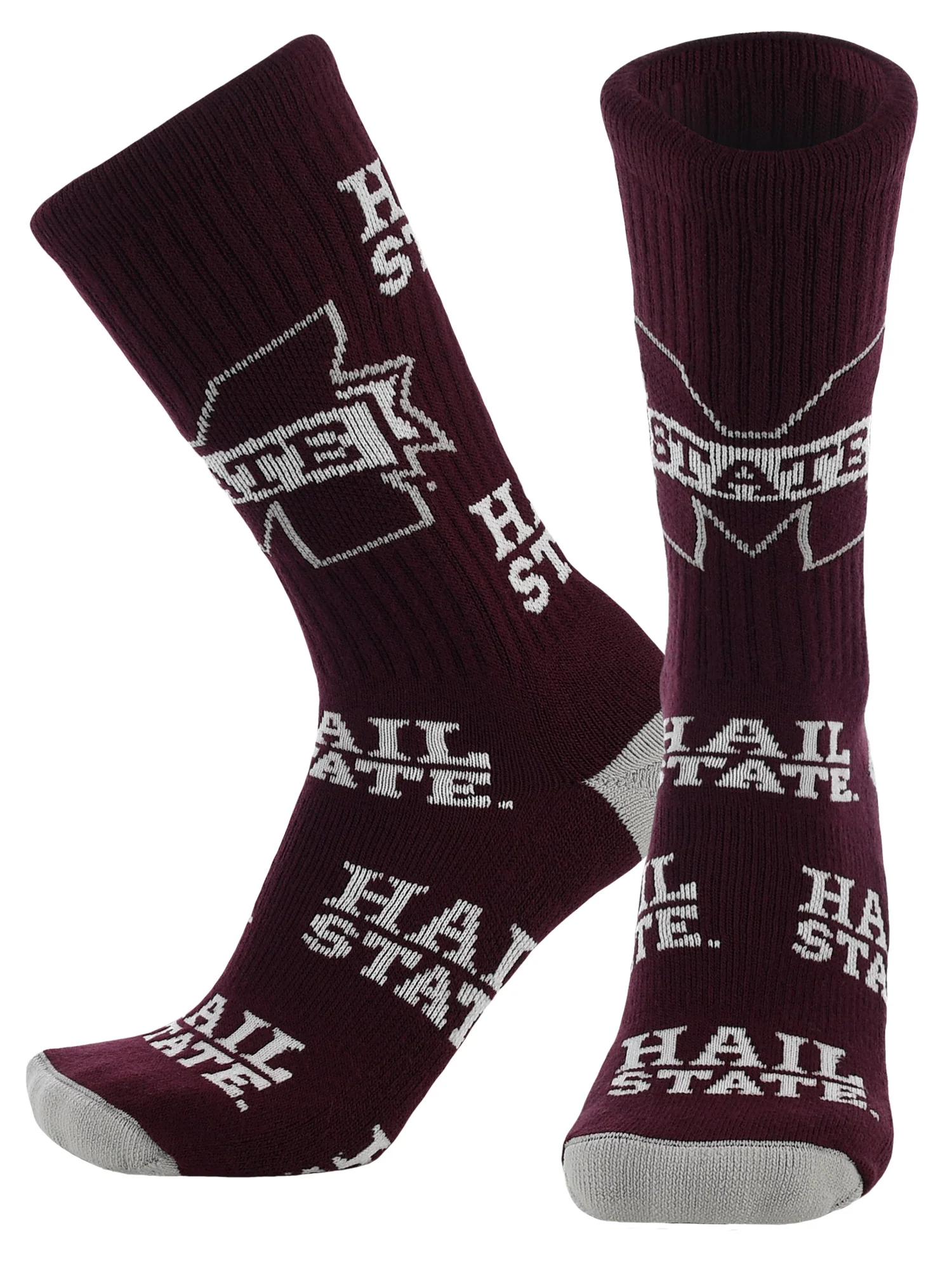 Mississippi State Bulldogs Mayhem Crew Socks