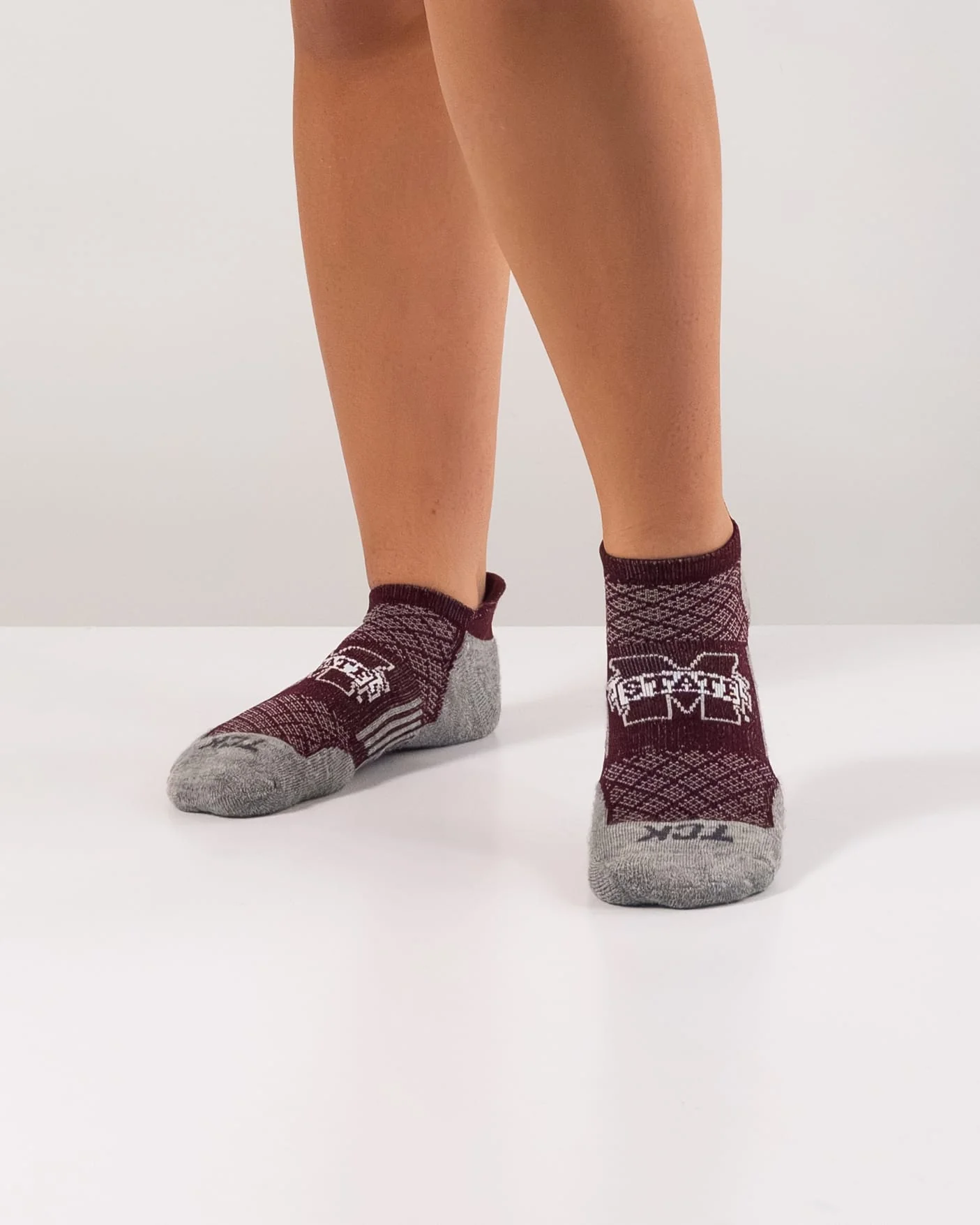 Mississippi State Bulldogs No Show Tour Socks - Image 4