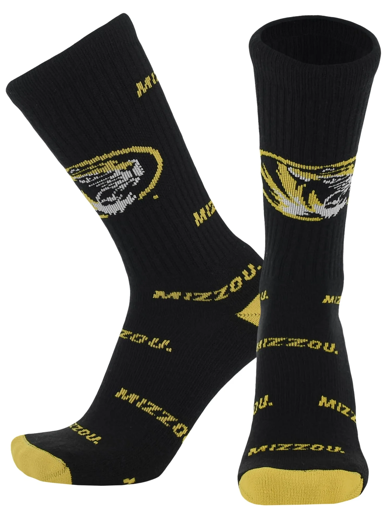 Missouri Tigers Mayhem Crew Socks