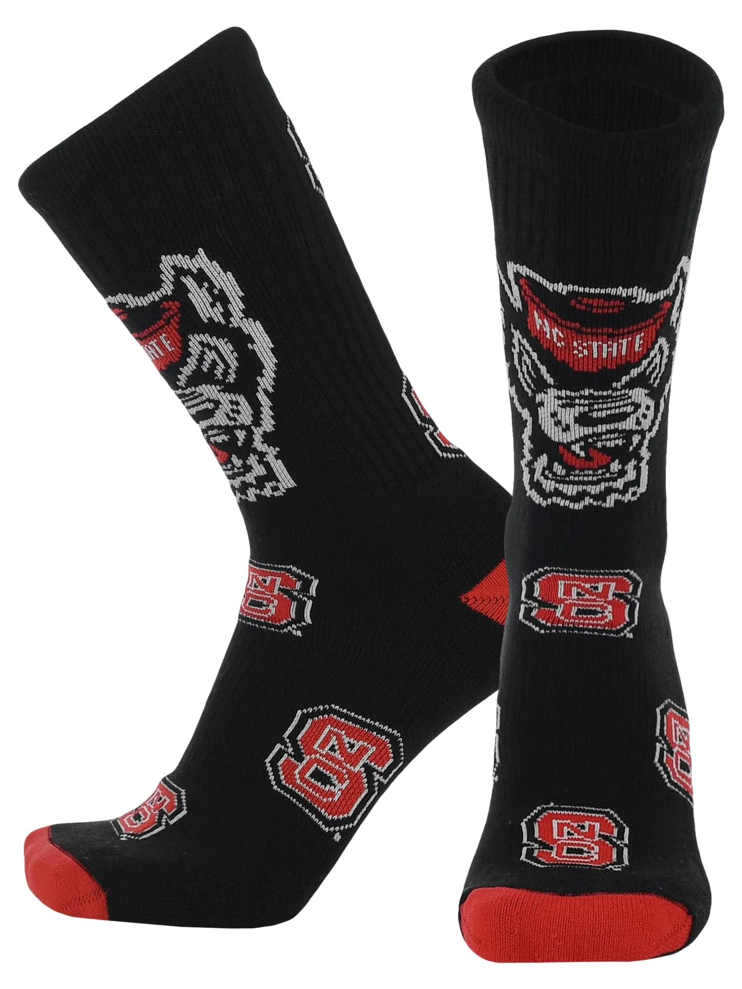 NC State Wolfpack Mayhem Crew Socks