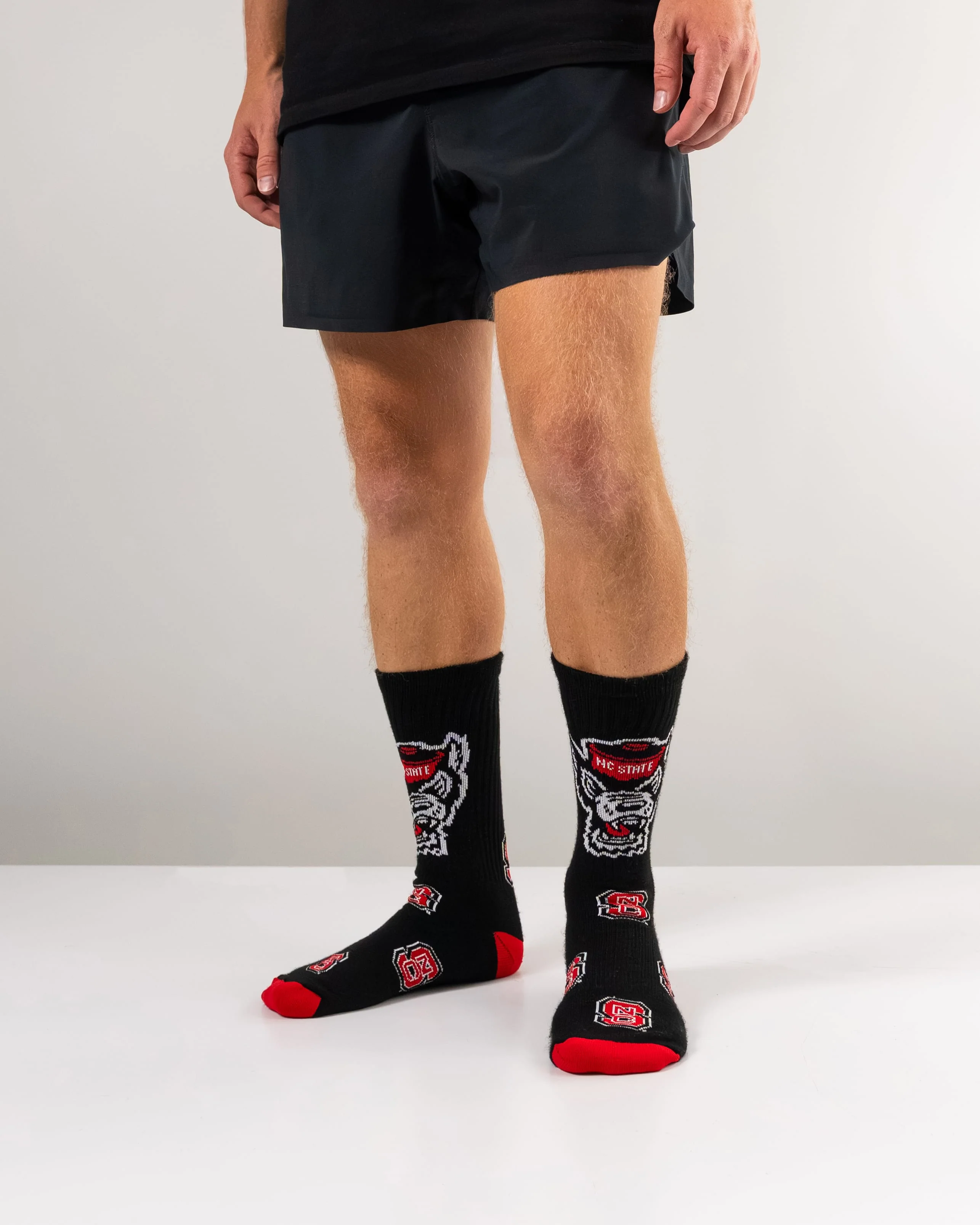 NC State Wolfpack Mayhem Crew Socks - Image 4