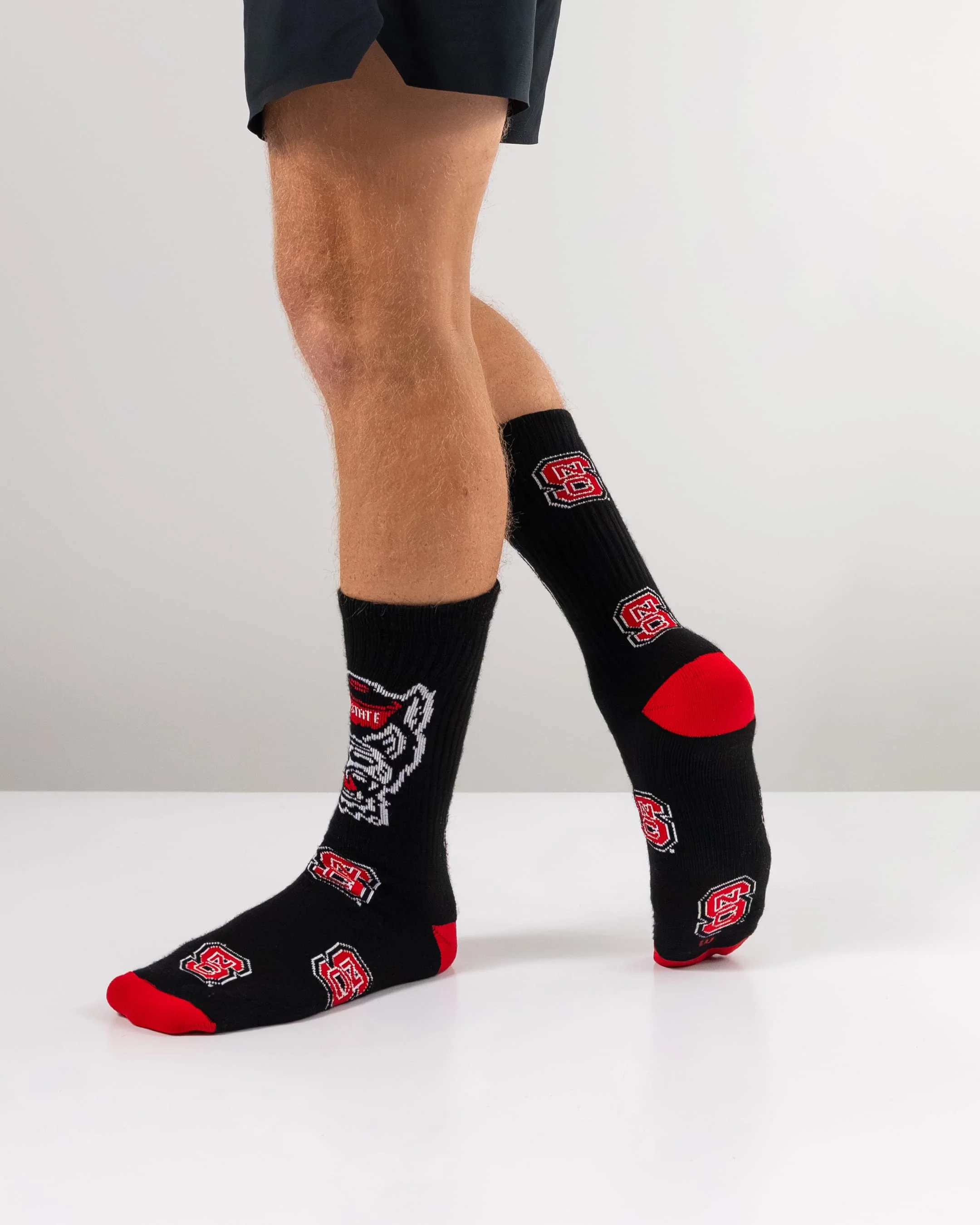 NC State Wolfpack Mayhem Crew Socks - Image 5
