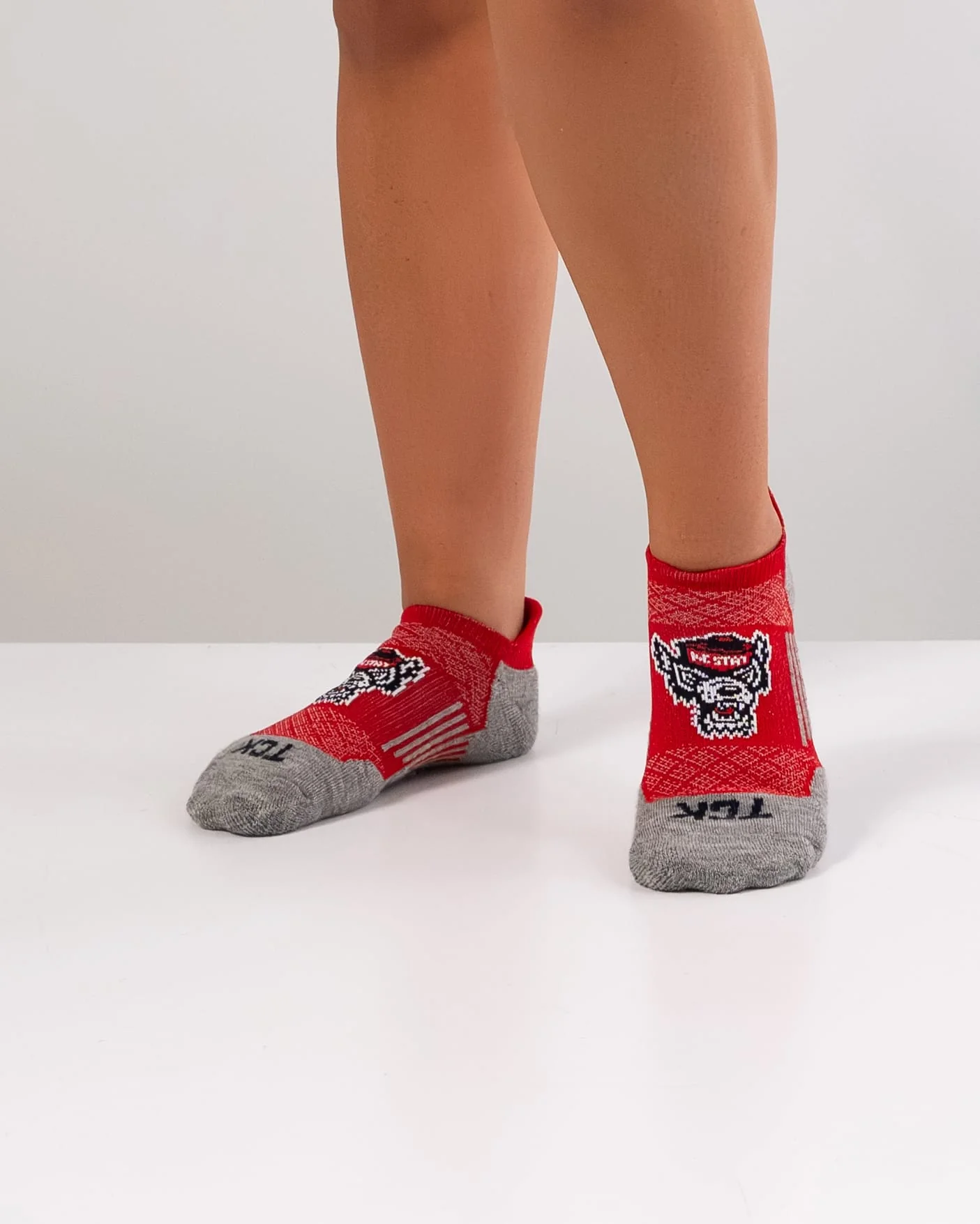 NC State Wolfpack No Show Tour Socks - Image 3