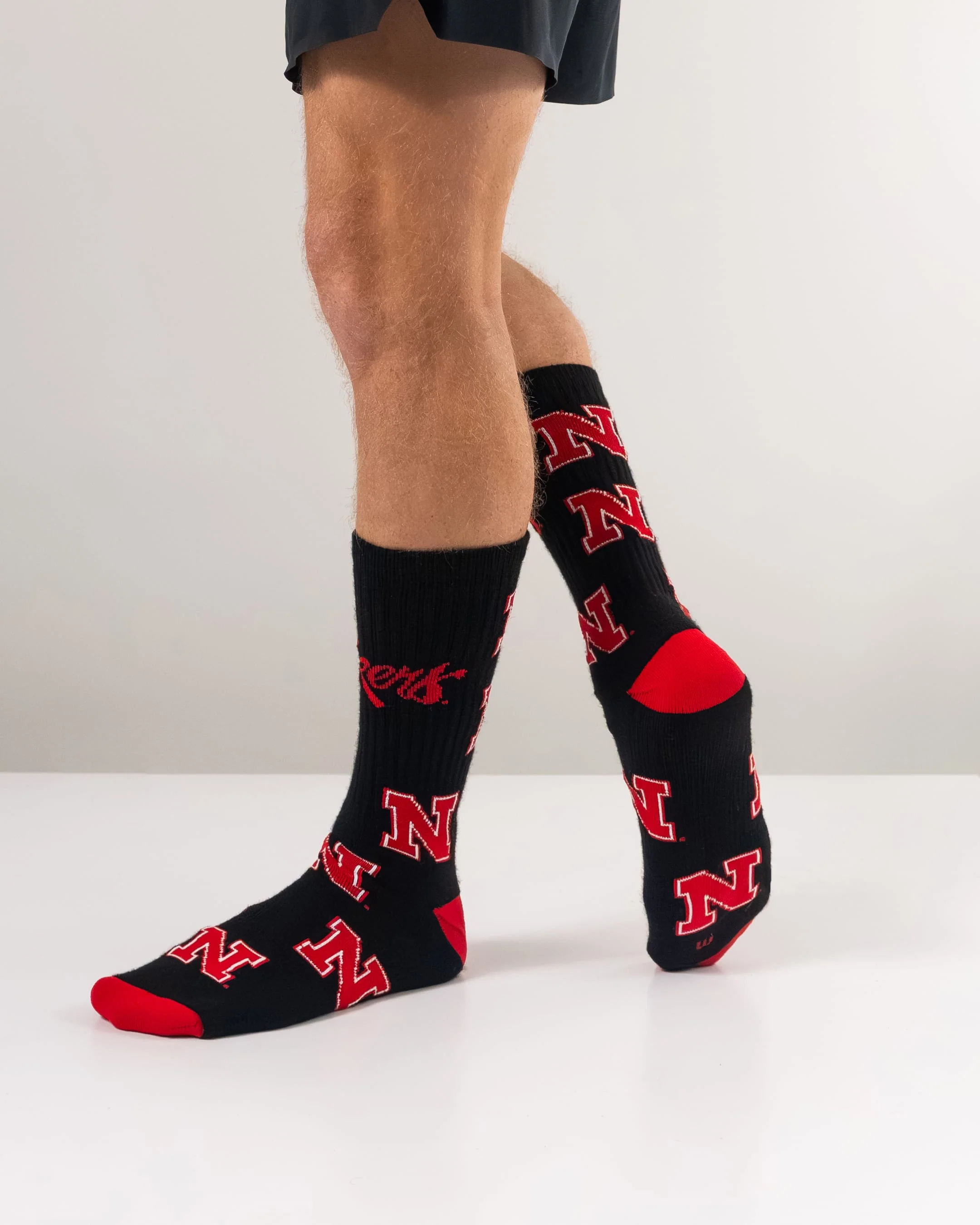 Nebraska Cornhuskers Mayhem Crew Socks - Image 5