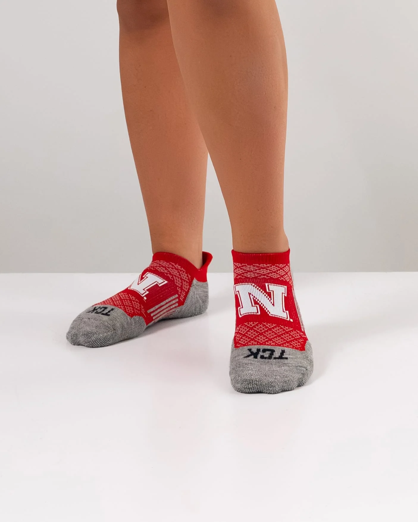 Nebraska Cornhuskers No Show Tour Socks - Image 4