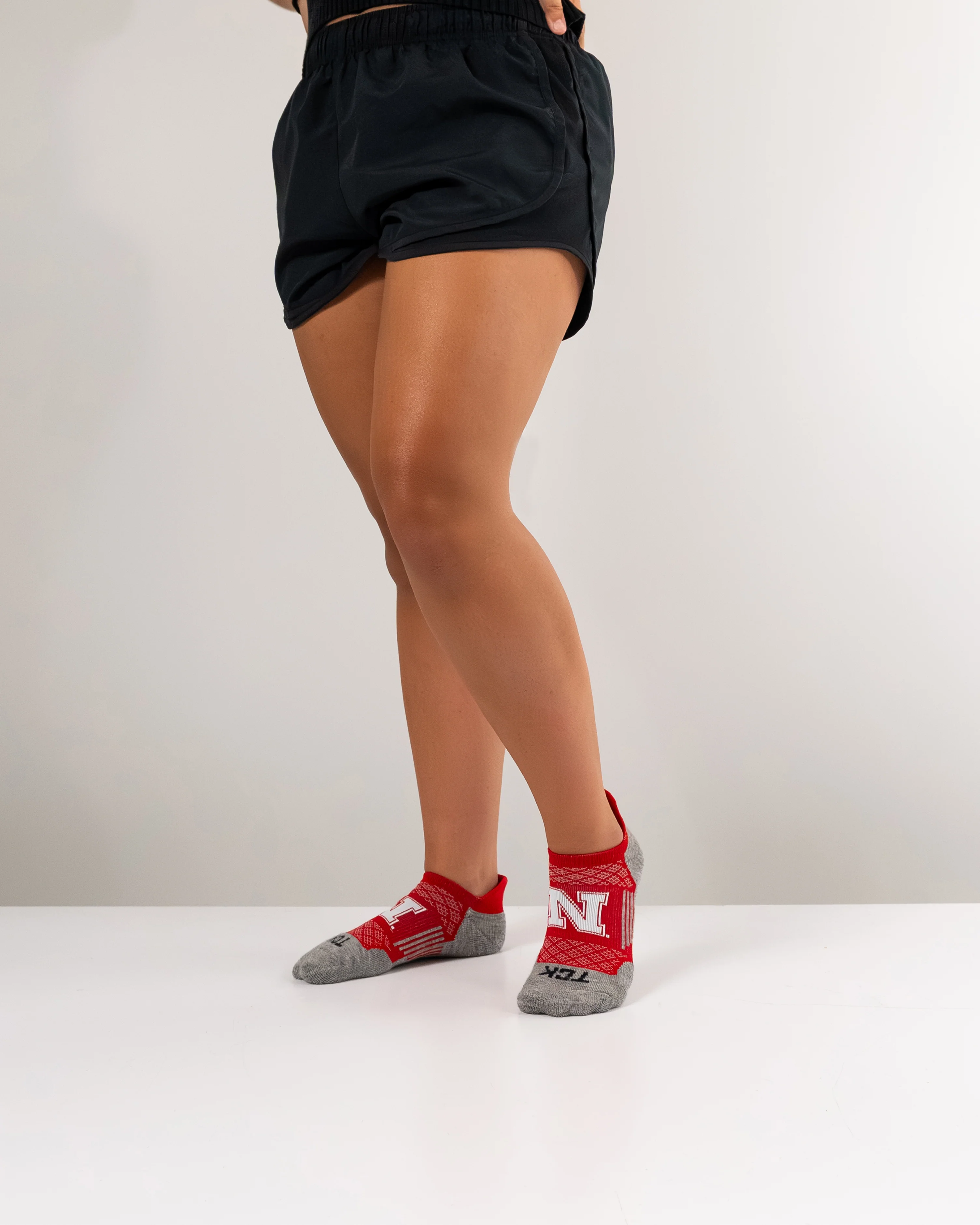 Nebraska Cornhuskers No Show Tour Socks - Image 5