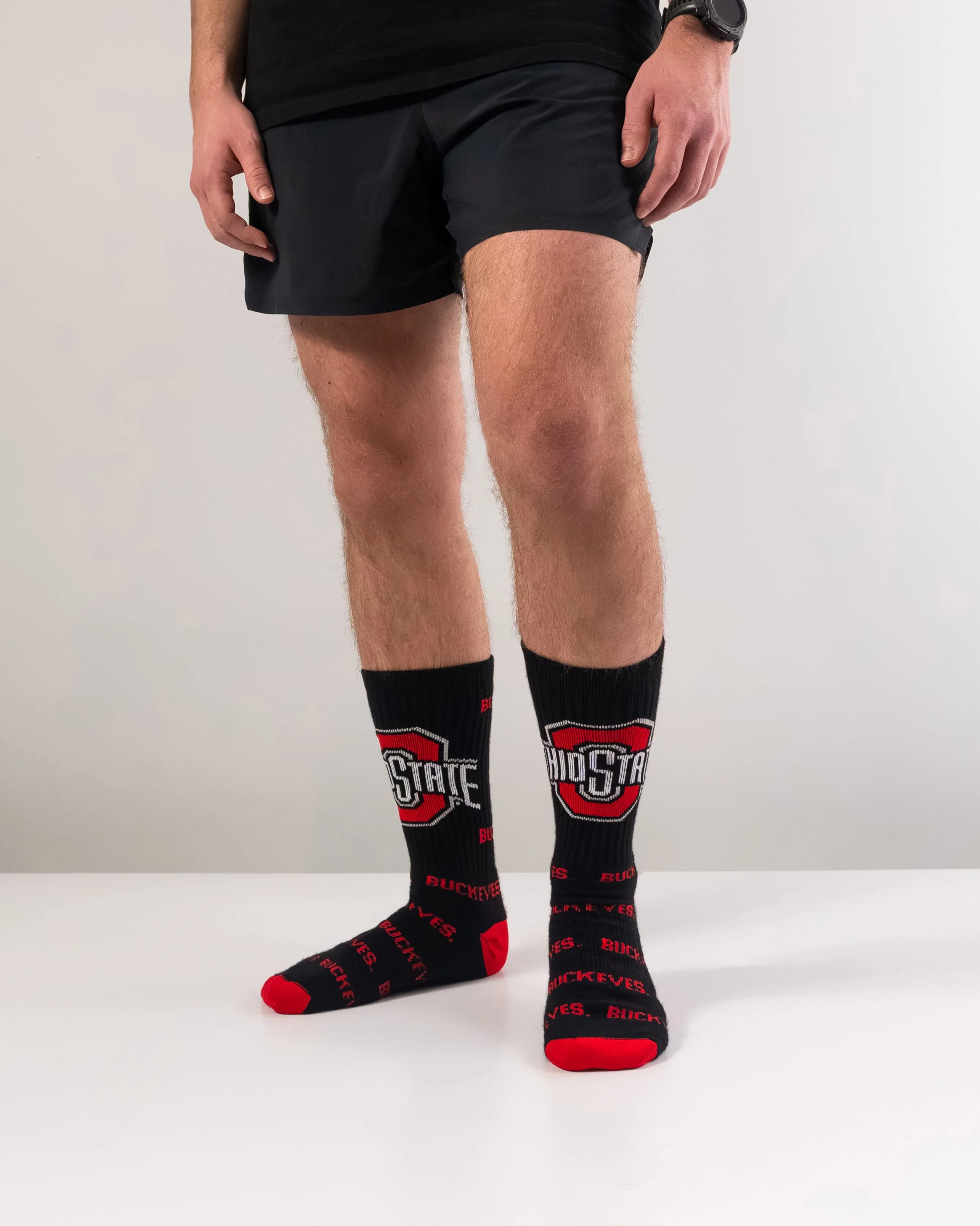 Ohio State Buckeyes Mayhem Crew Socks - Image 4