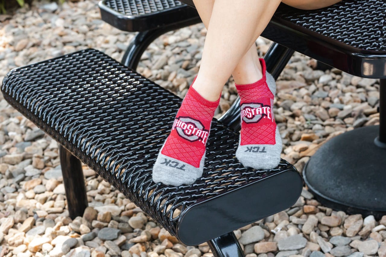 Ohio State Buckeyes No Show Tour Socks - Image 6