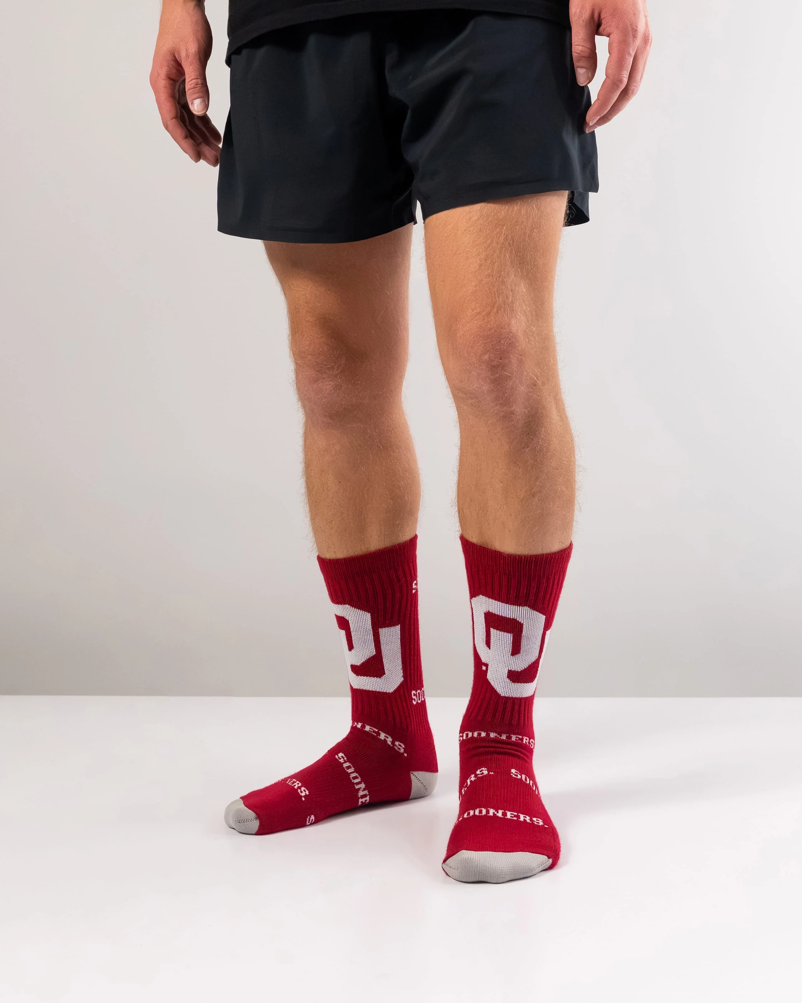 Oklahoma Sooners Mayhem Crew Socks - Image 4