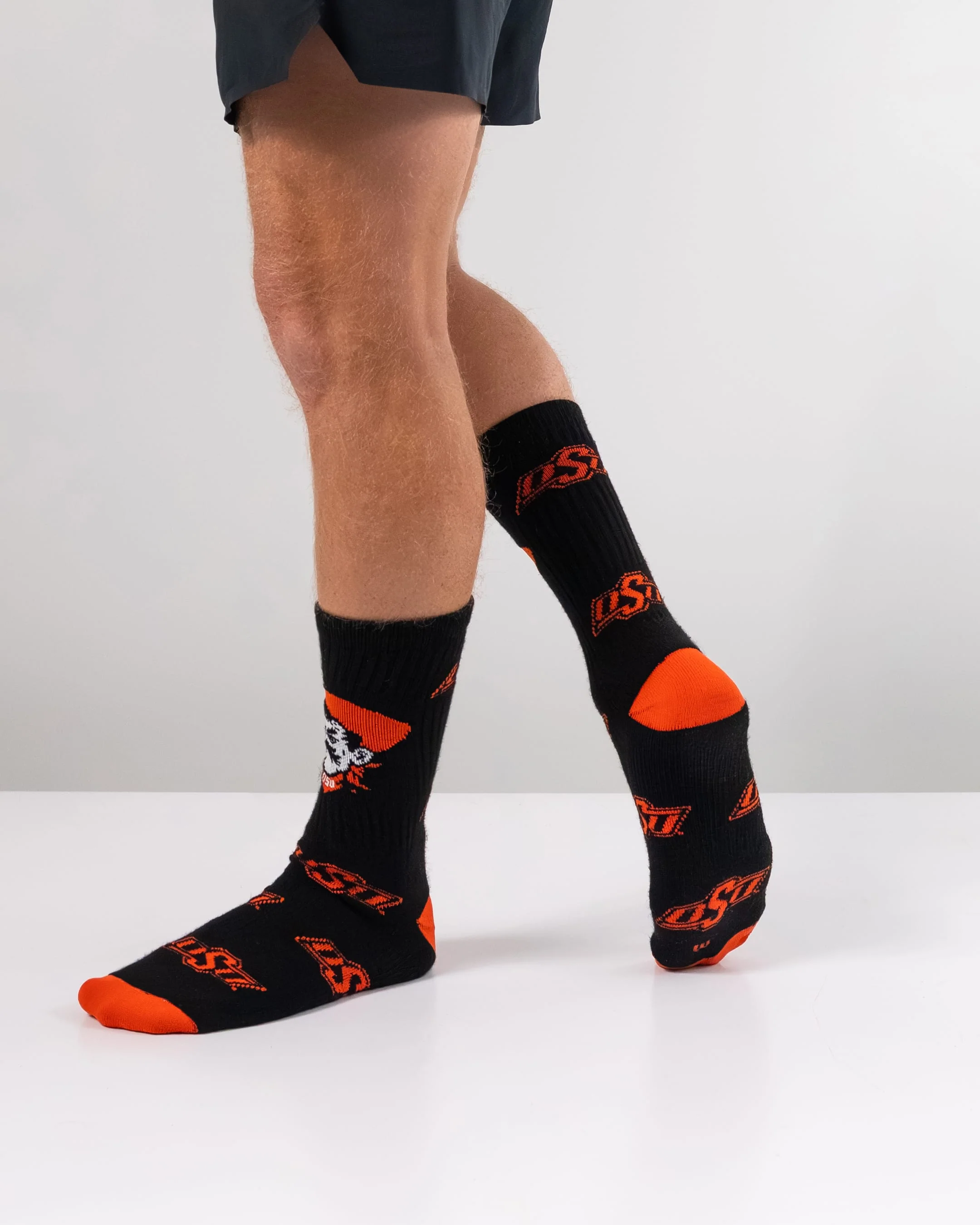 Oklahoma State Cowboys Mayhem Crew Socks - Image 5