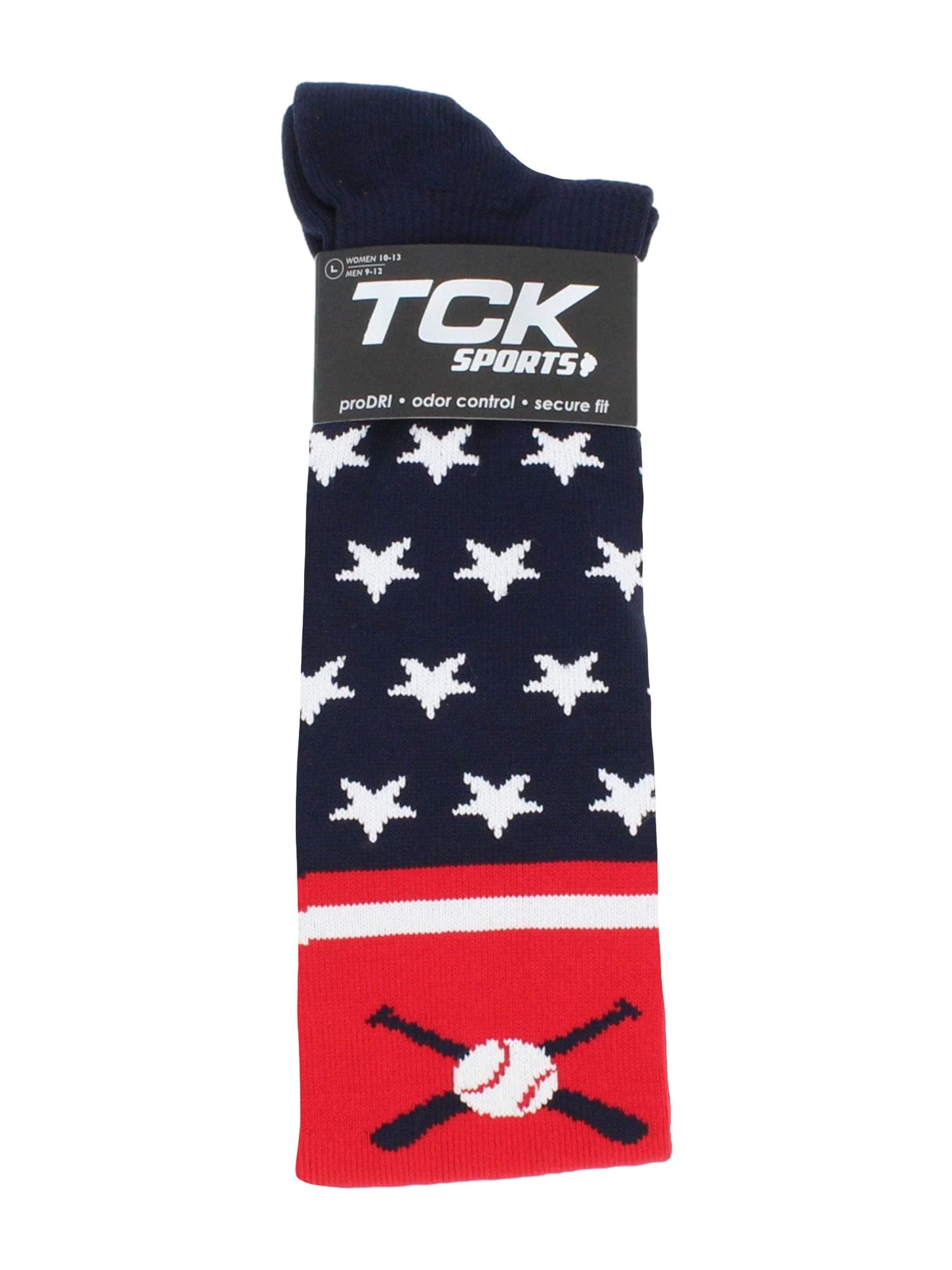 Patriotic USA Baseball Socks with Baseball Bats Logo - Image 5