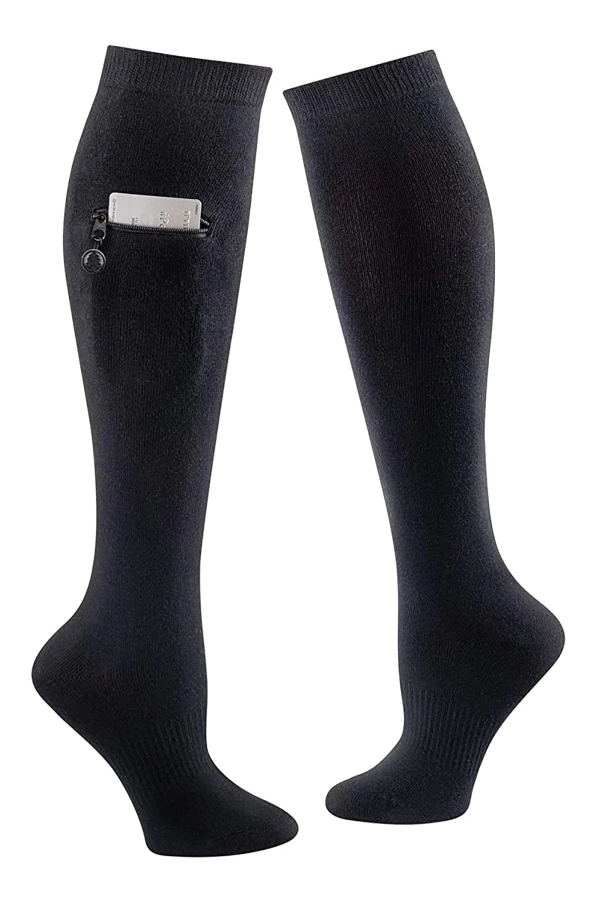 Performance Knee High Socks with Zip Pocket Miss Zippy