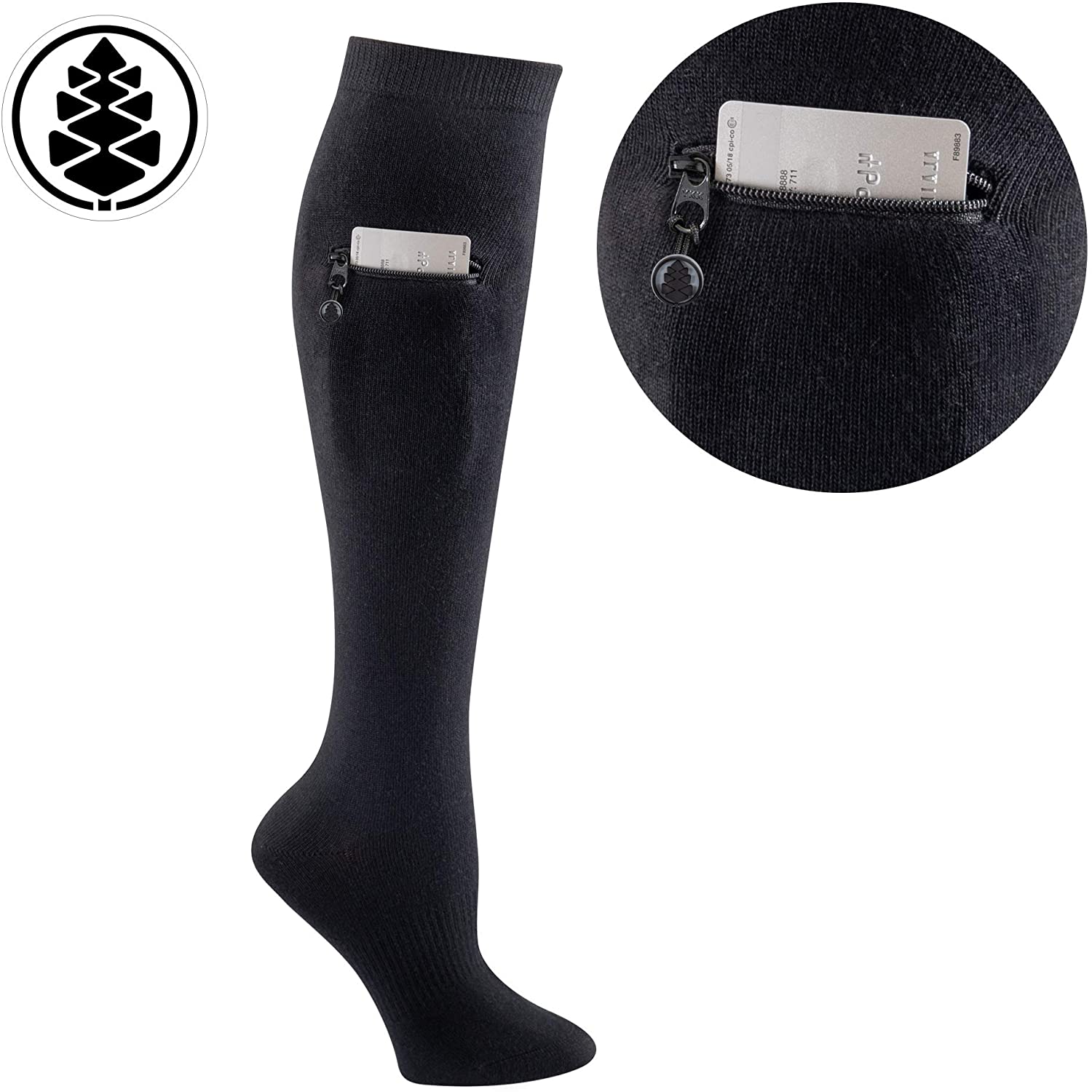 Performance Knee High Socks with Zip Pocket Miss Zippy - Image 3