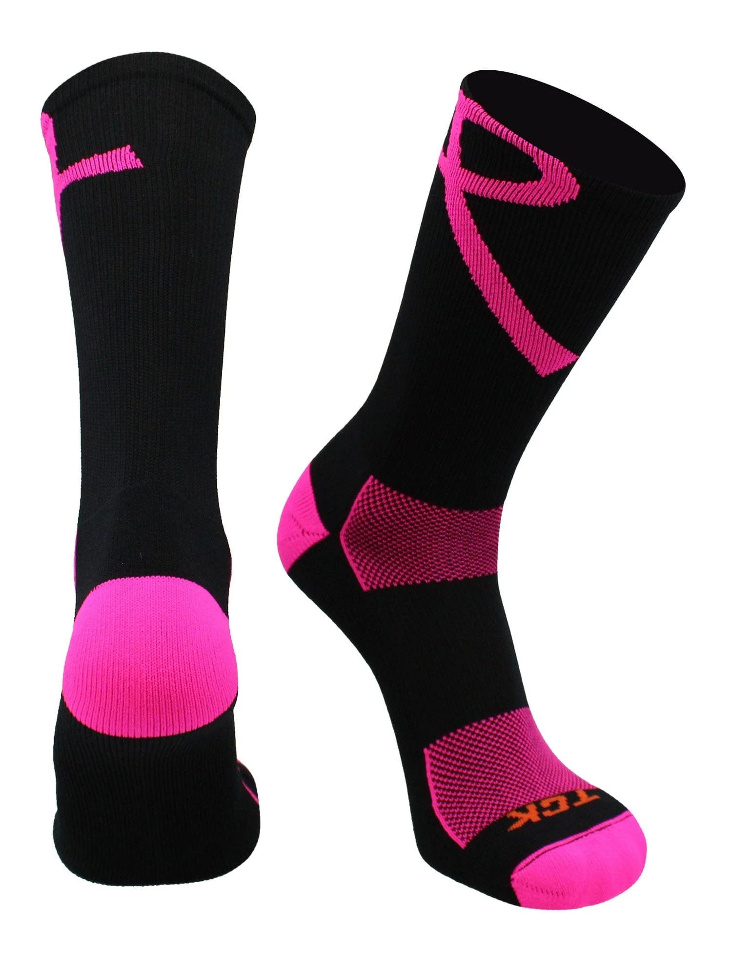 Pink Ribbon Awareness Socks Crew Length - Image 8