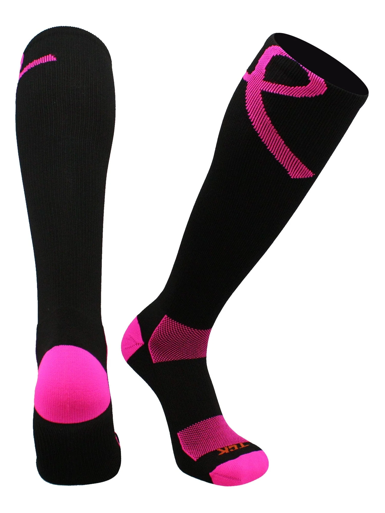 Pink Ribbon Awareness Socks Over the Calf - Image 7