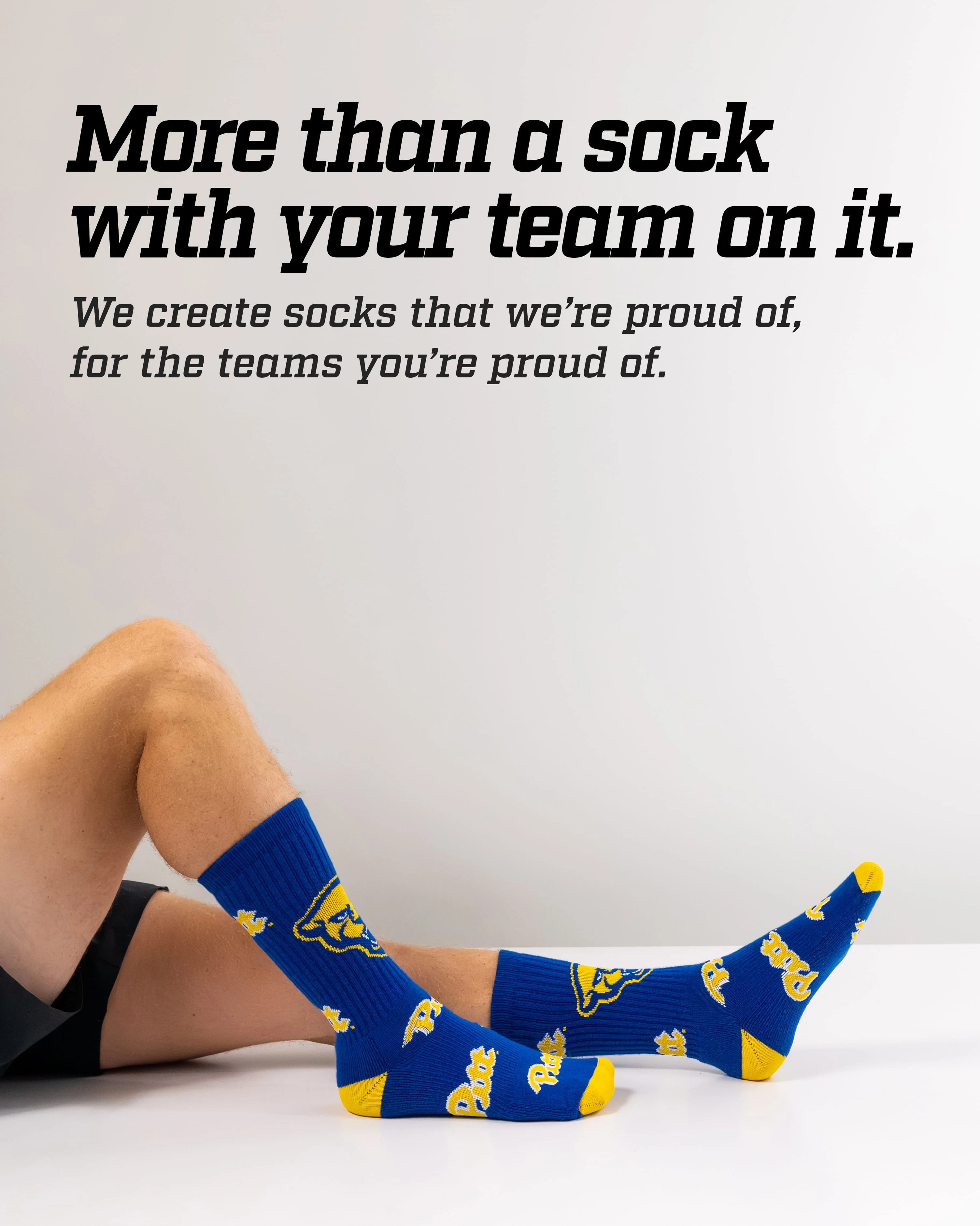 Pittsburgh Panthers Mayhem Crew Socks - Image 2