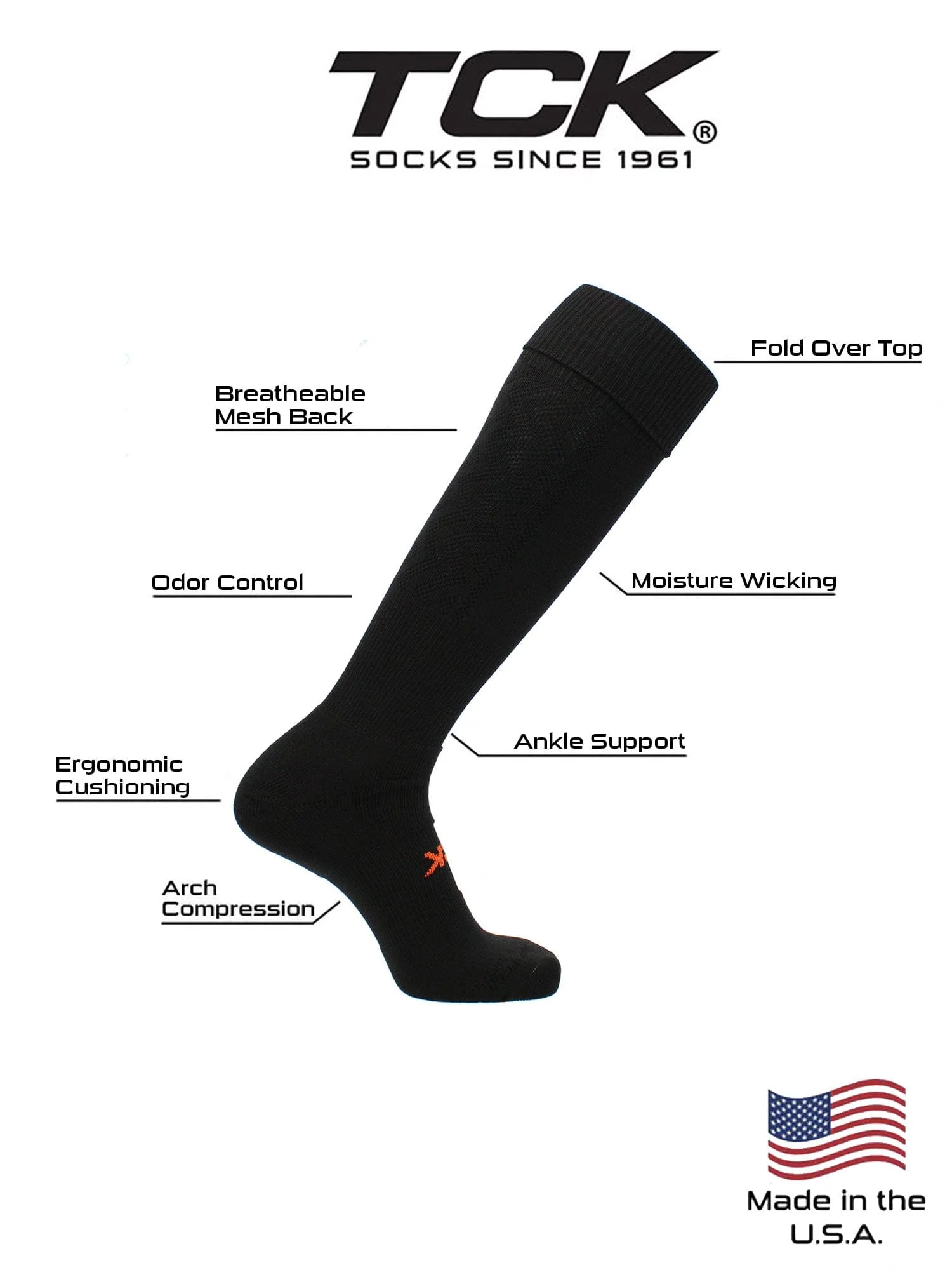 Premier Soccer Socks with Fold Down Top - Image 4