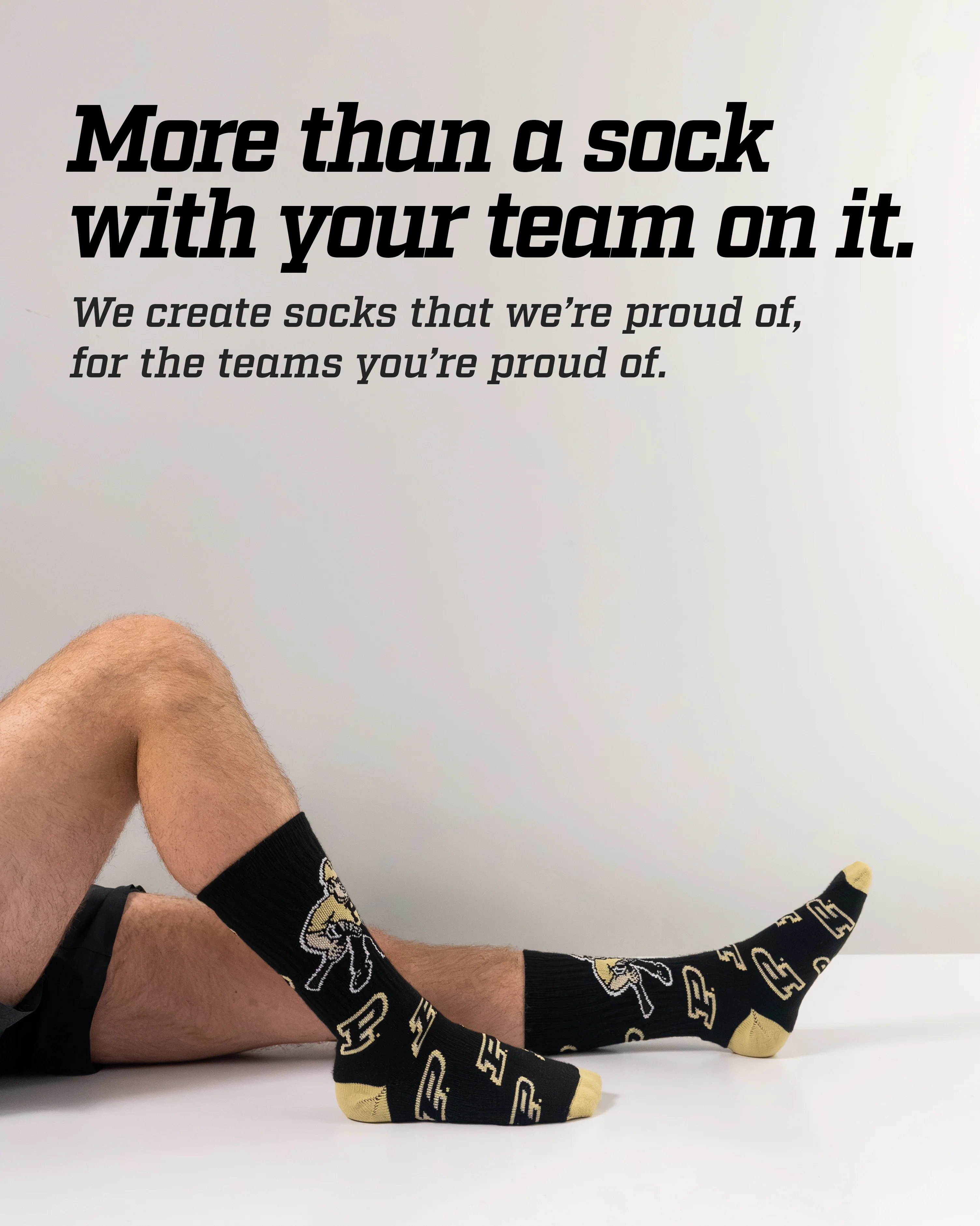 Purdue Boilermakers Mayhem Crew Socks - Image 3