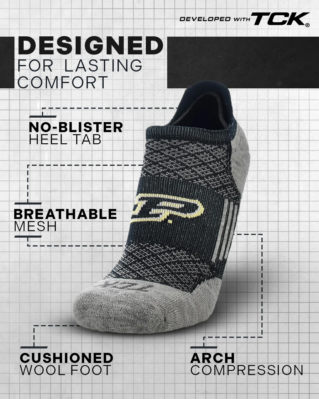 Purdue Boilermakers No Show Tour Socks - Image 2
