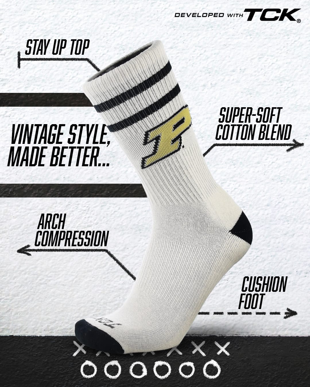 Purdue Boilermakers Socks NCAA Socks For Men and Womens Soft Cotton Sock - Image 2