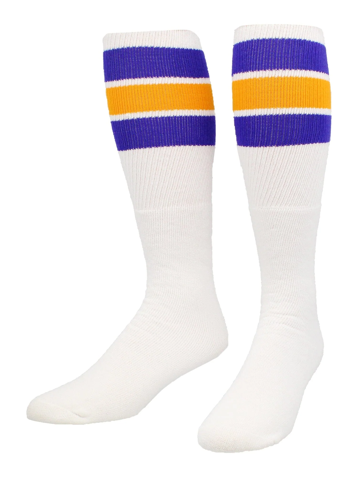 Retro Tube Socks 3 Stripes Over the Calf - Image 10