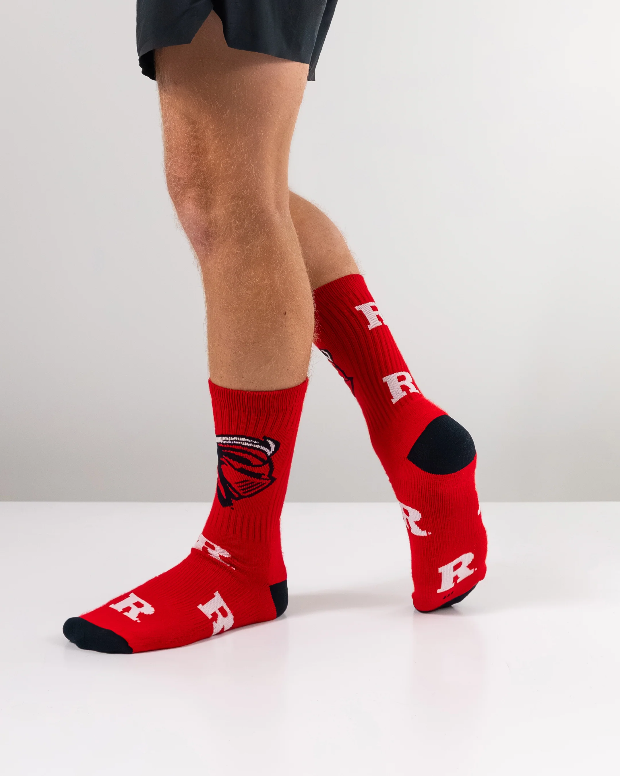 Rutgers Scarlet Knights Mayhem Crew Socks - Image 5
