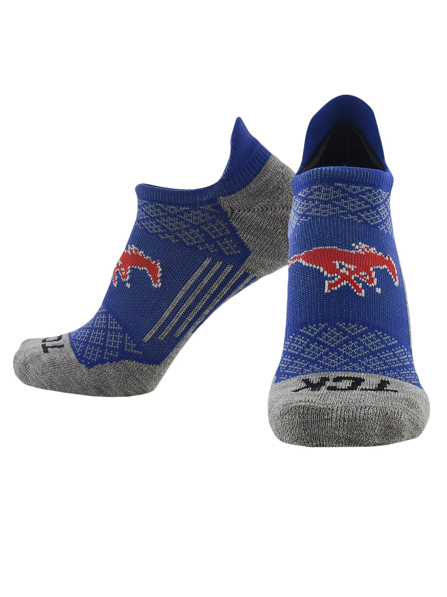 SMU Mustangs No Show Tour Socks