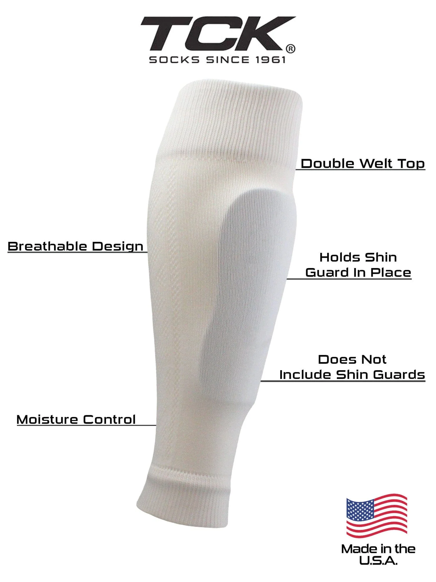 Soccer Leg Sleeves for Shin Guards - Image 3