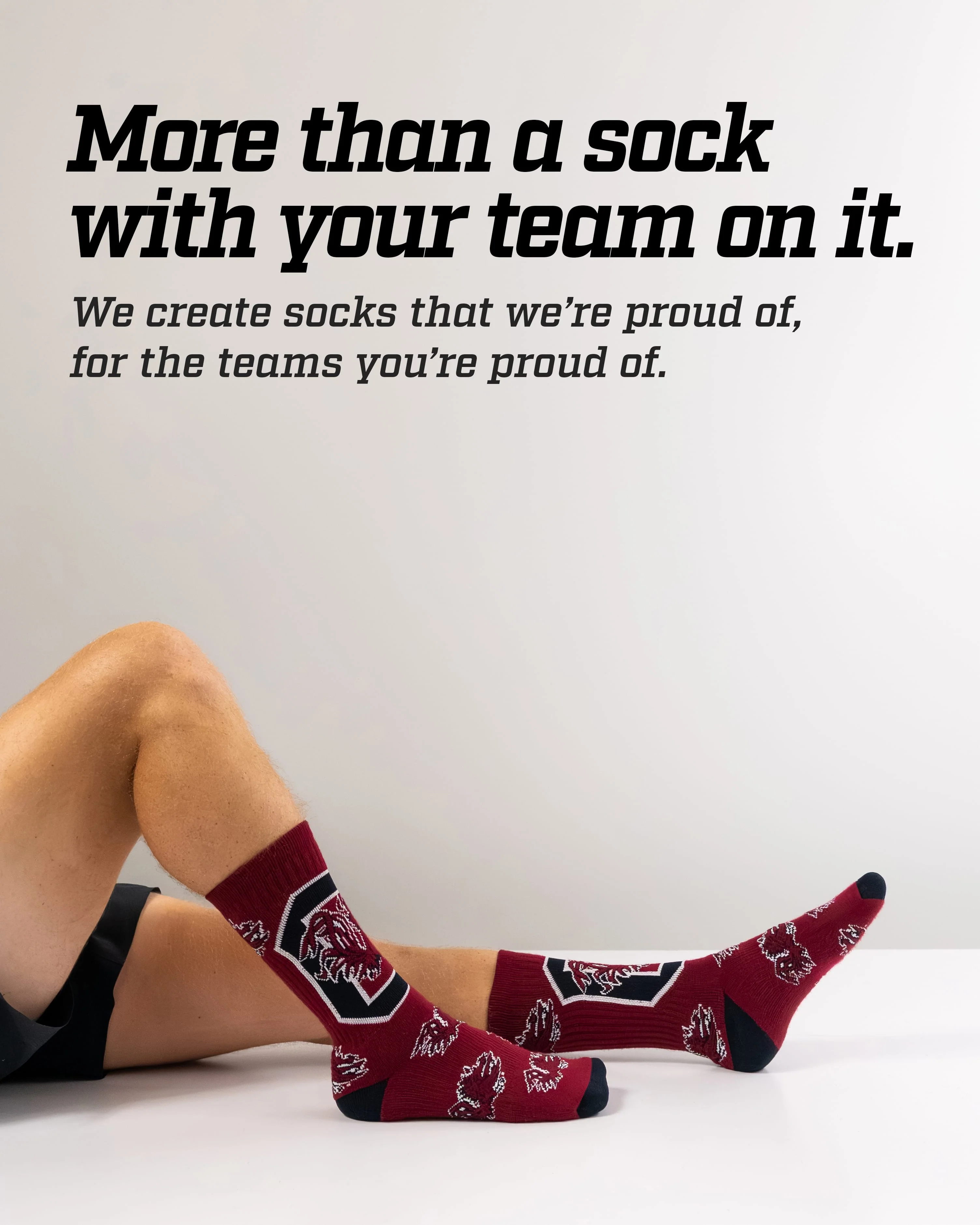 South Carolina Gamecocks Mayhem Crew Socks - Image 3