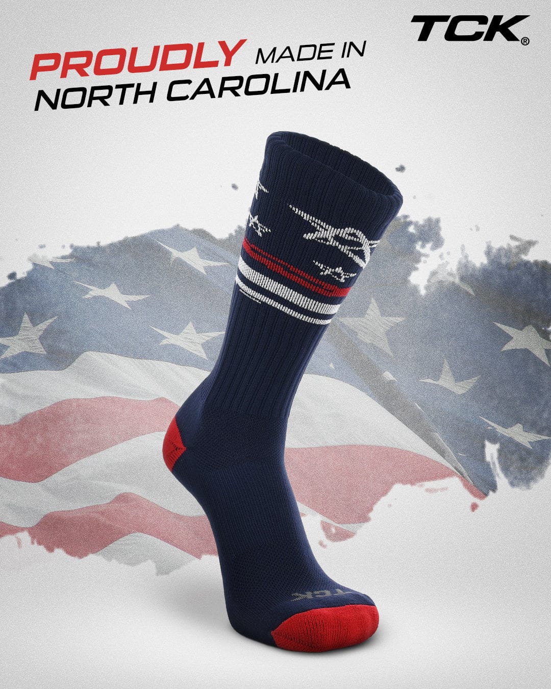Star Spangled Scribble Hand Drawn Stars Crew Socks - Image 4