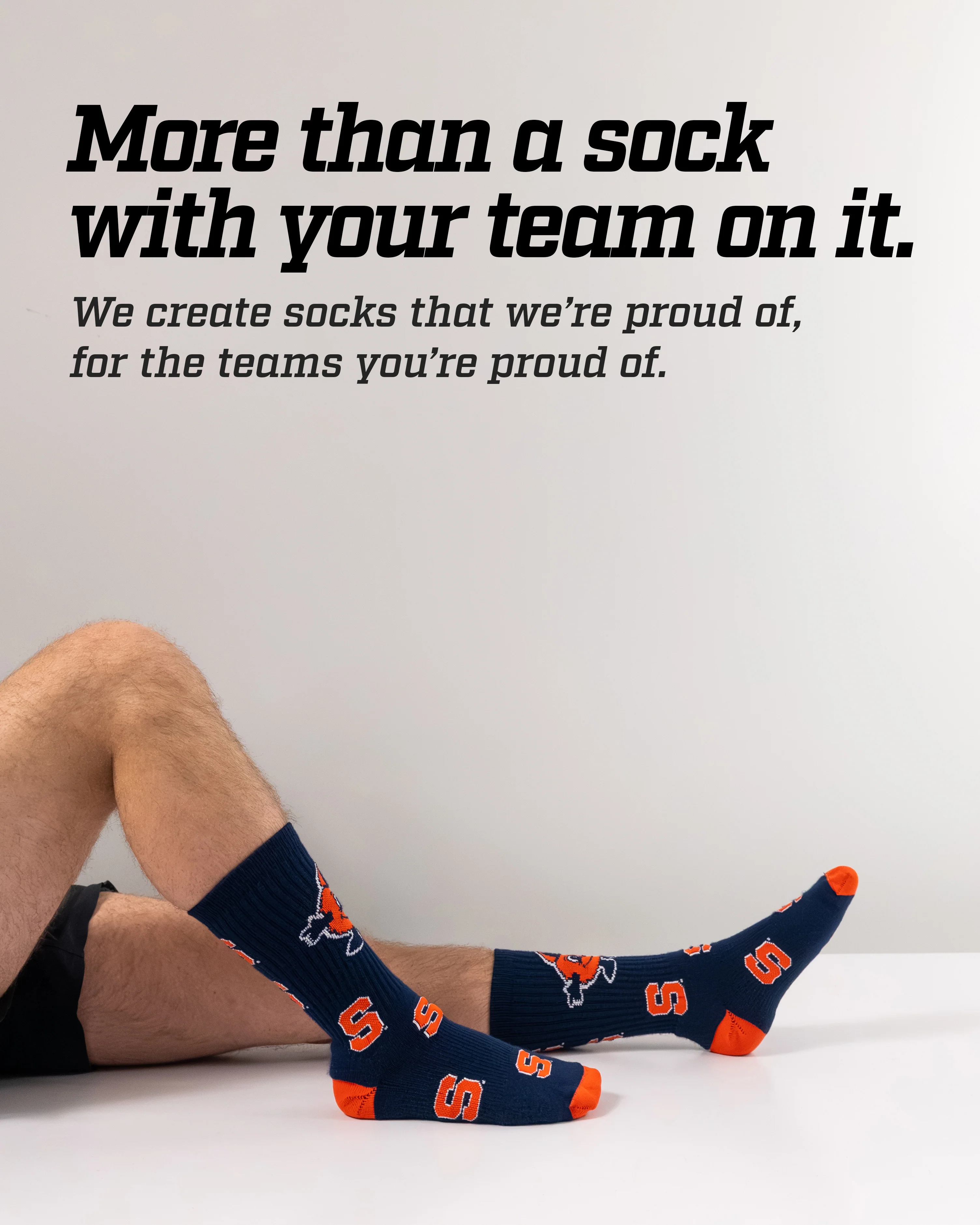Syracuse Orange Mayhem Crew Socks - Image 3