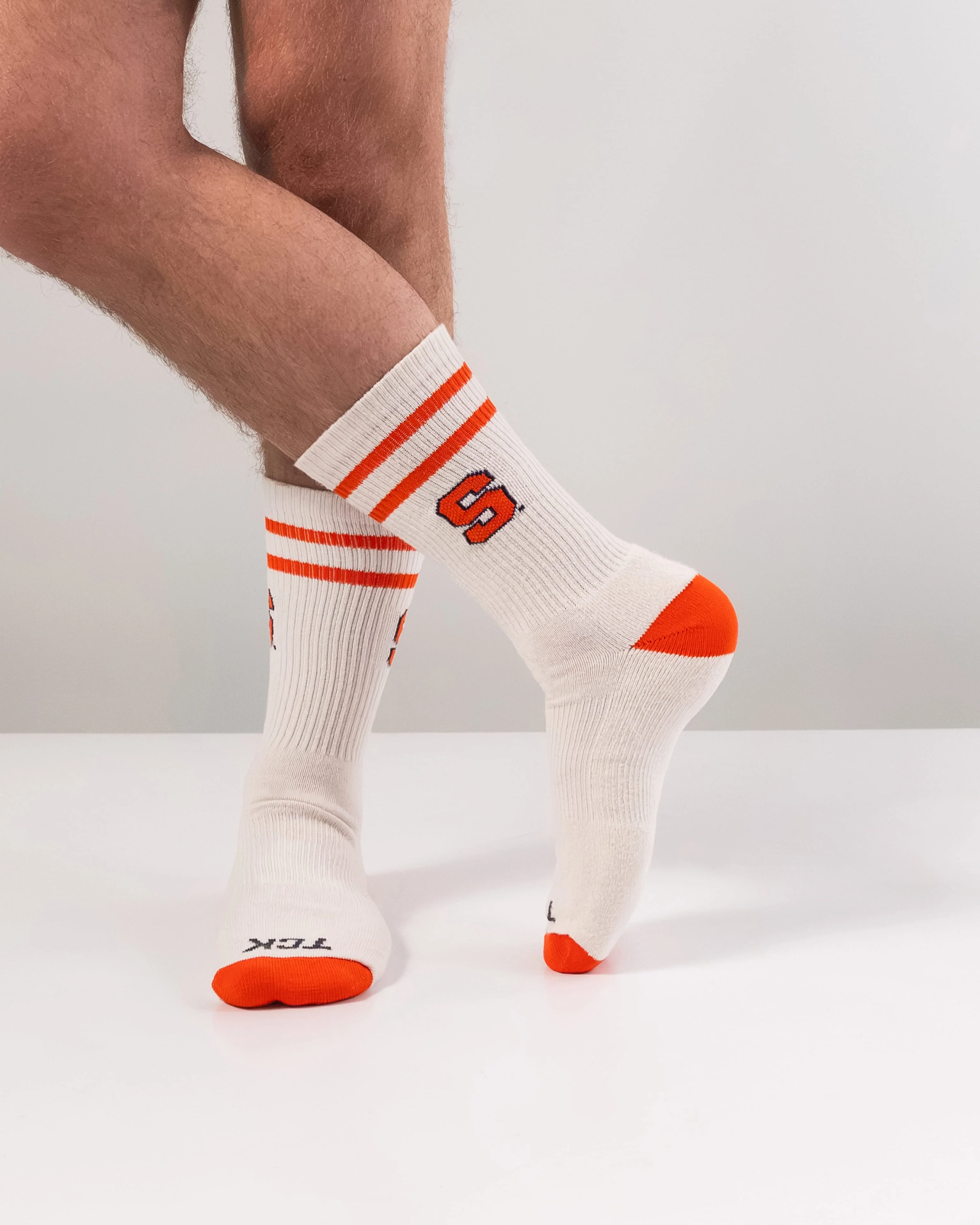 Syracuse Orange Socks NCAA Socks For Men and Womens Soft Cotton Sock - Image 3
