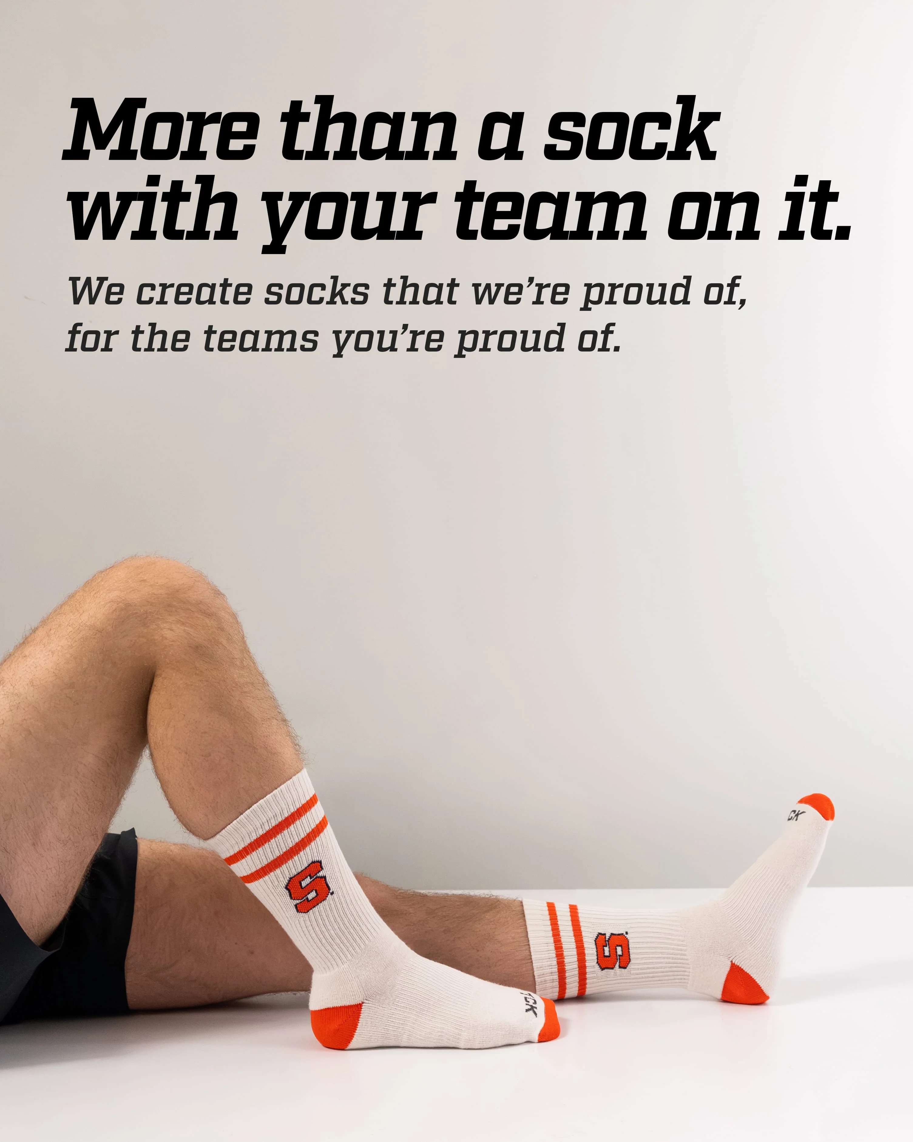 Syracuse Orange Socks NCAA Socks For Men and Womens Soft Cotton Sock - Image 4