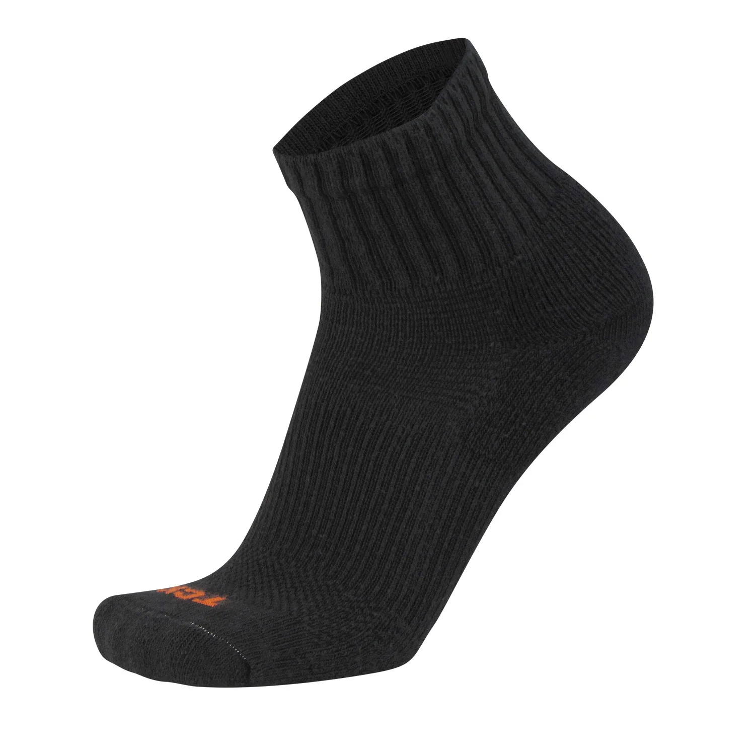 TCK Chase Cotton Quarter Crew Socks – Ribbed Ankle Training Socks - Image 2