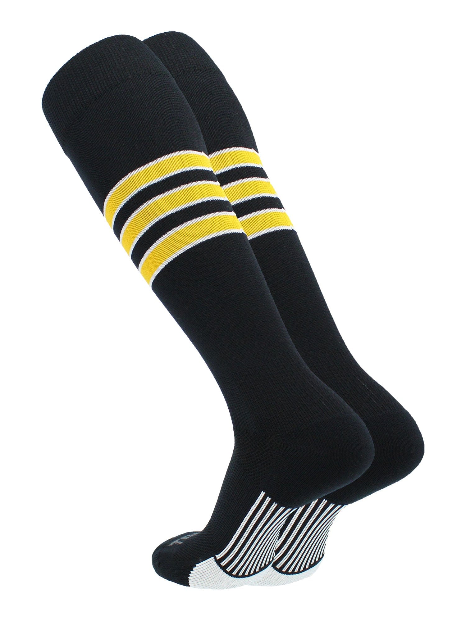 TCK Made in USA Dugout Series Accent Trim Striped Baseball Socks - Image 10