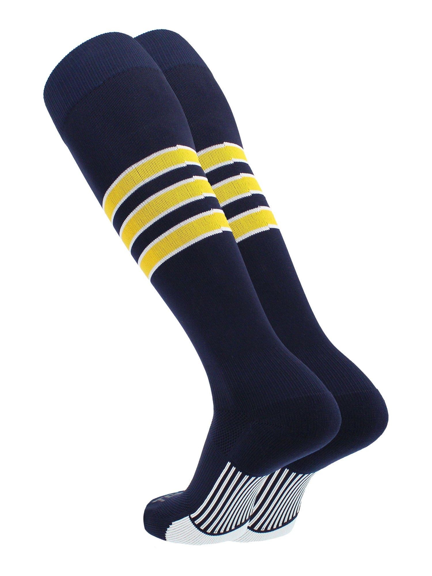TCK Made in USA Dugout Series Accent Trim Striped Baseball Socks - Image 11
