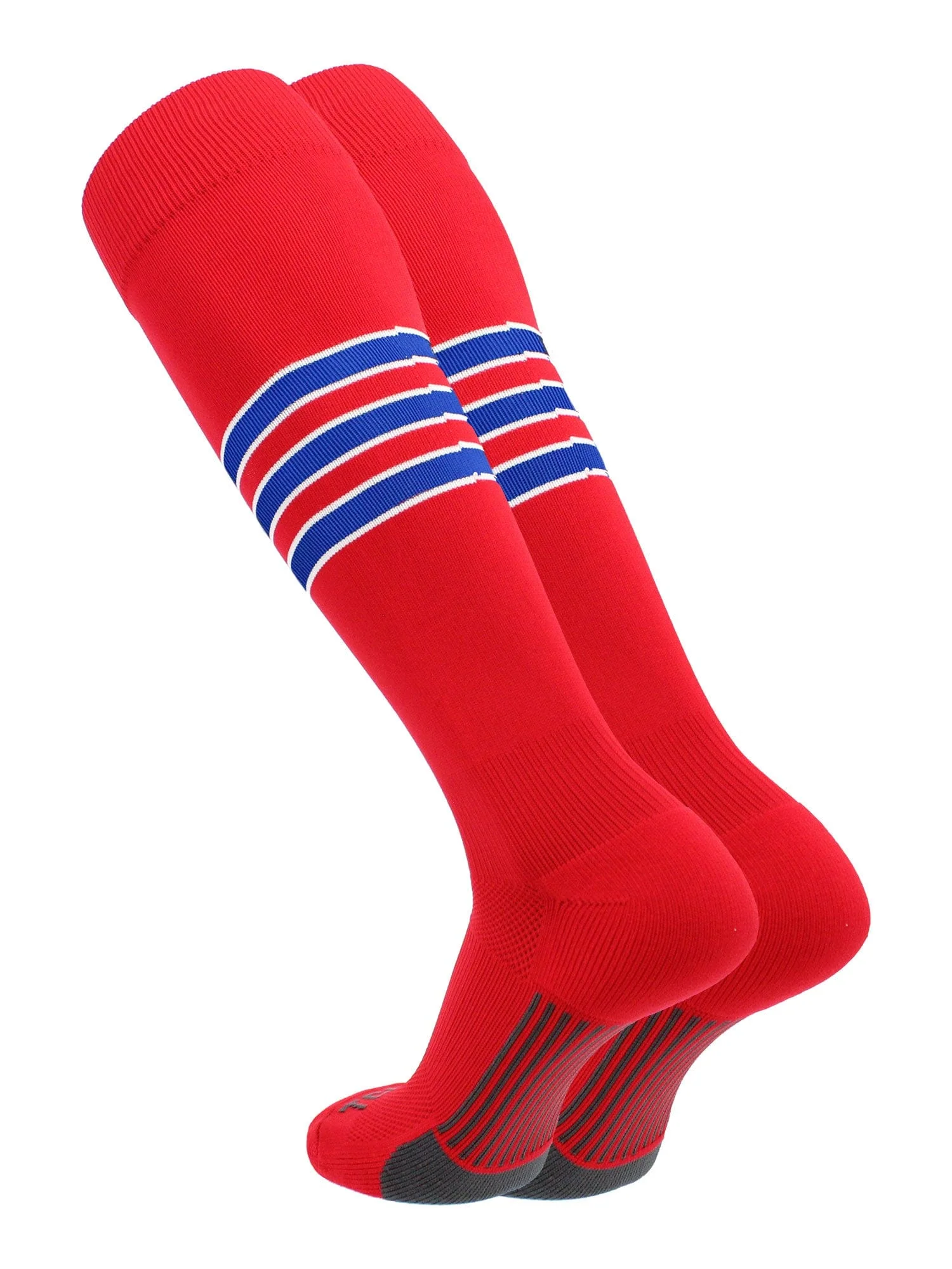 TCK Made in USA Dugout Series Accent Trim Striped Baseball Socks - Image 14